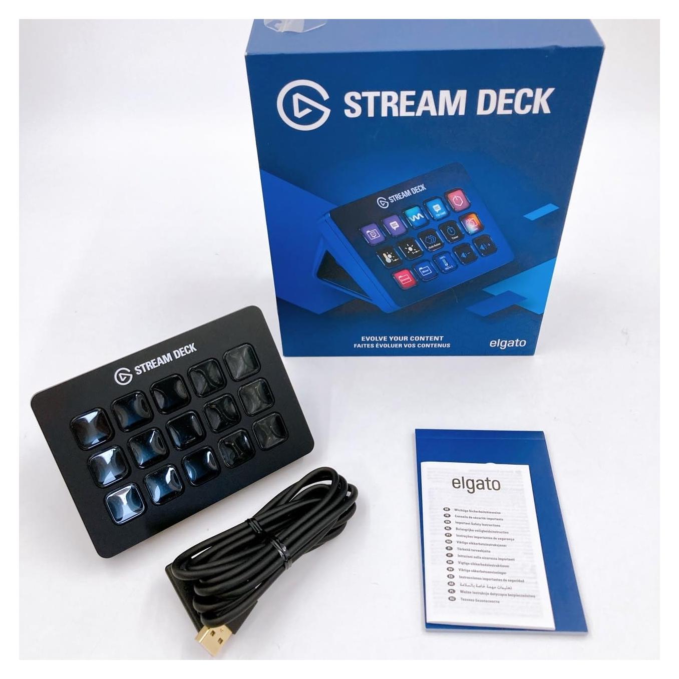 Controlador Elgato Stream Deck MK.2 15 Teclas LCD Personalizables