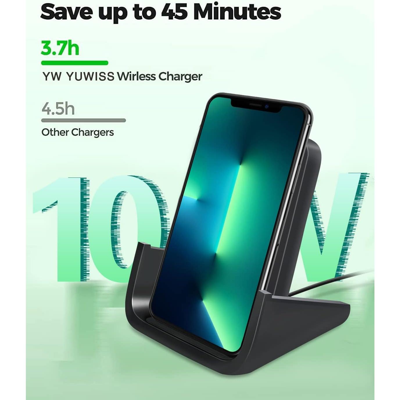 Cargador Inalámbrico YUWISS Z23 10W Soporte Carga Rápida