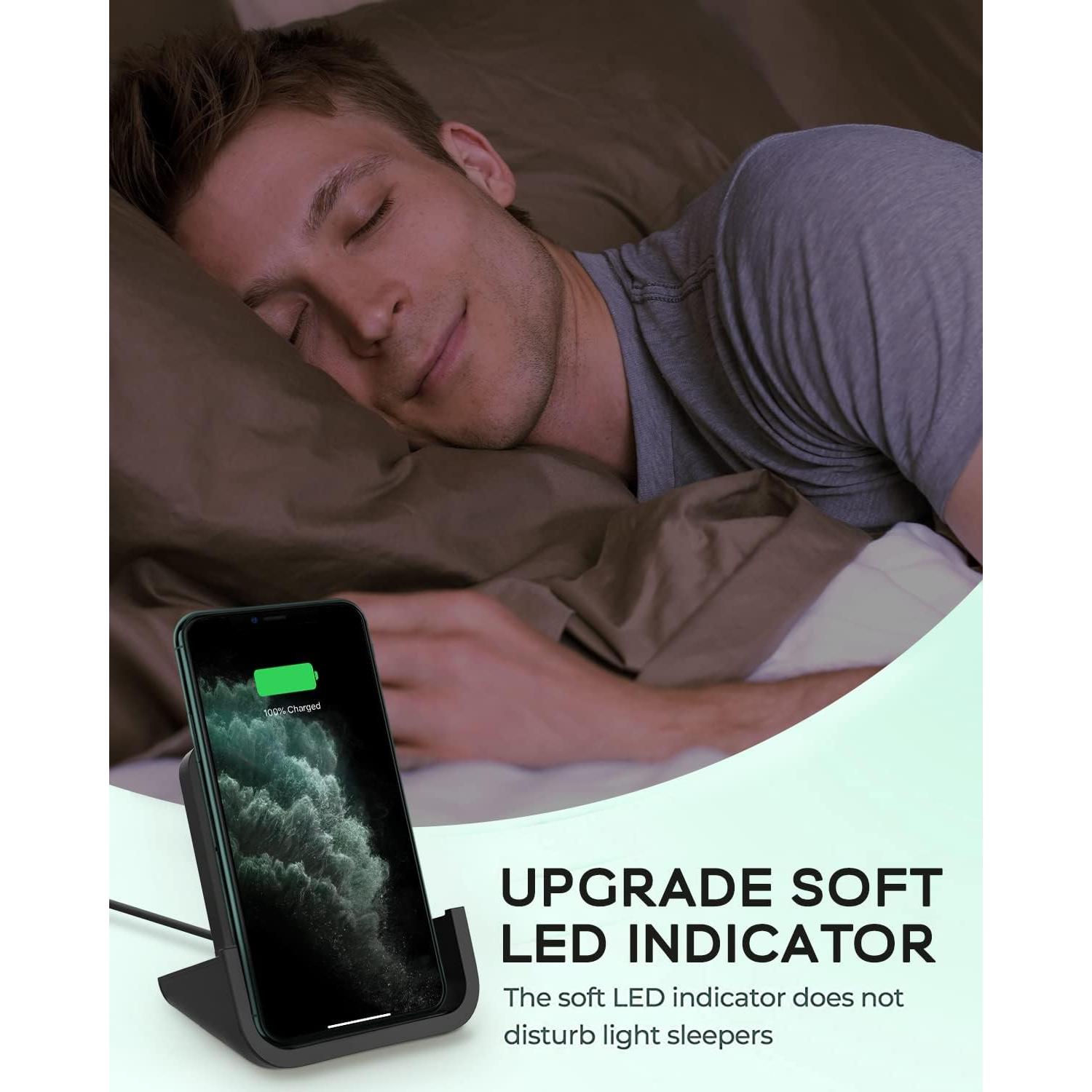 Cargador Inalámbrico YUWISS Z23 10W Soporte Carga Rápida