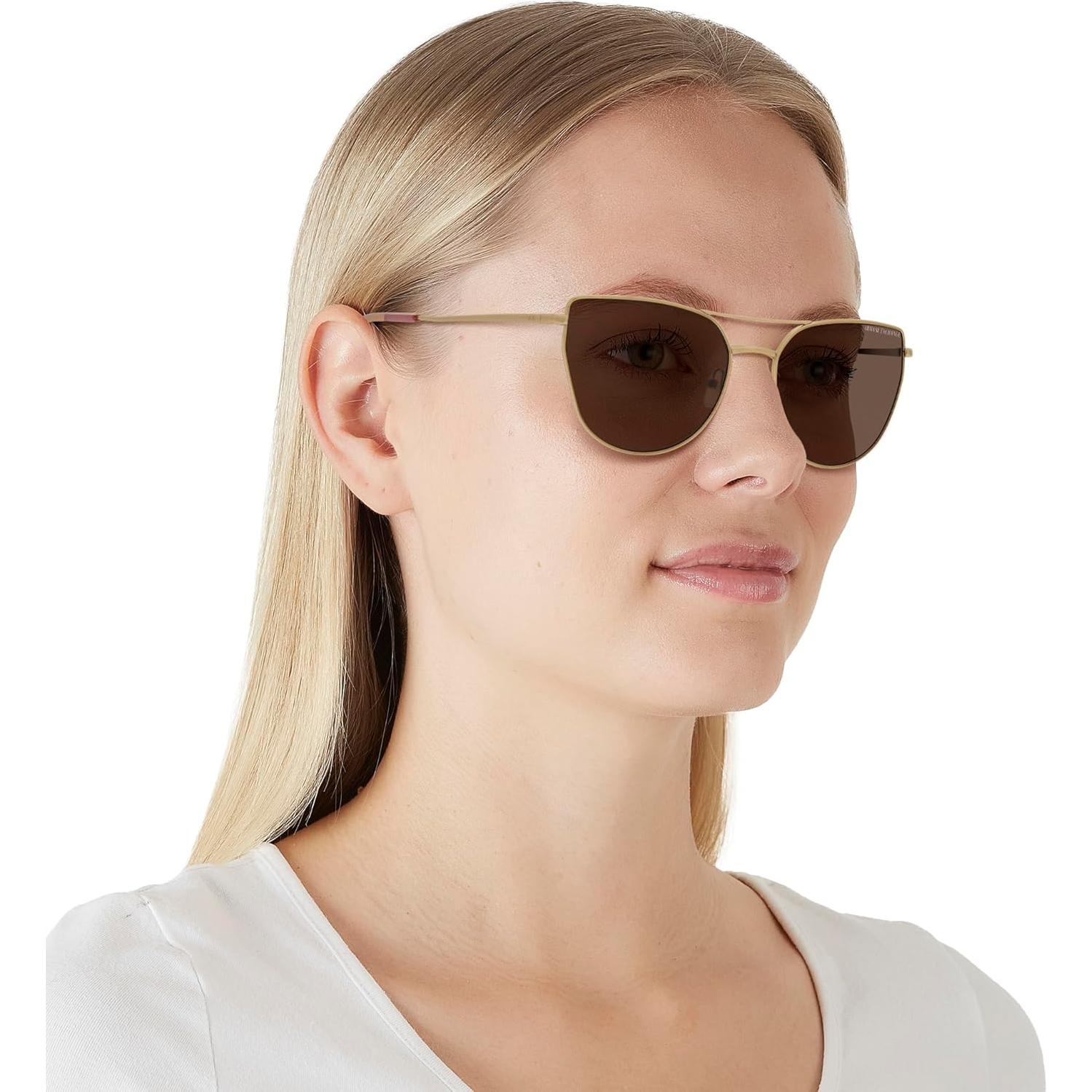 Gafas de sol Cat Eye Armani Exchange AX2045S Oro 56mm