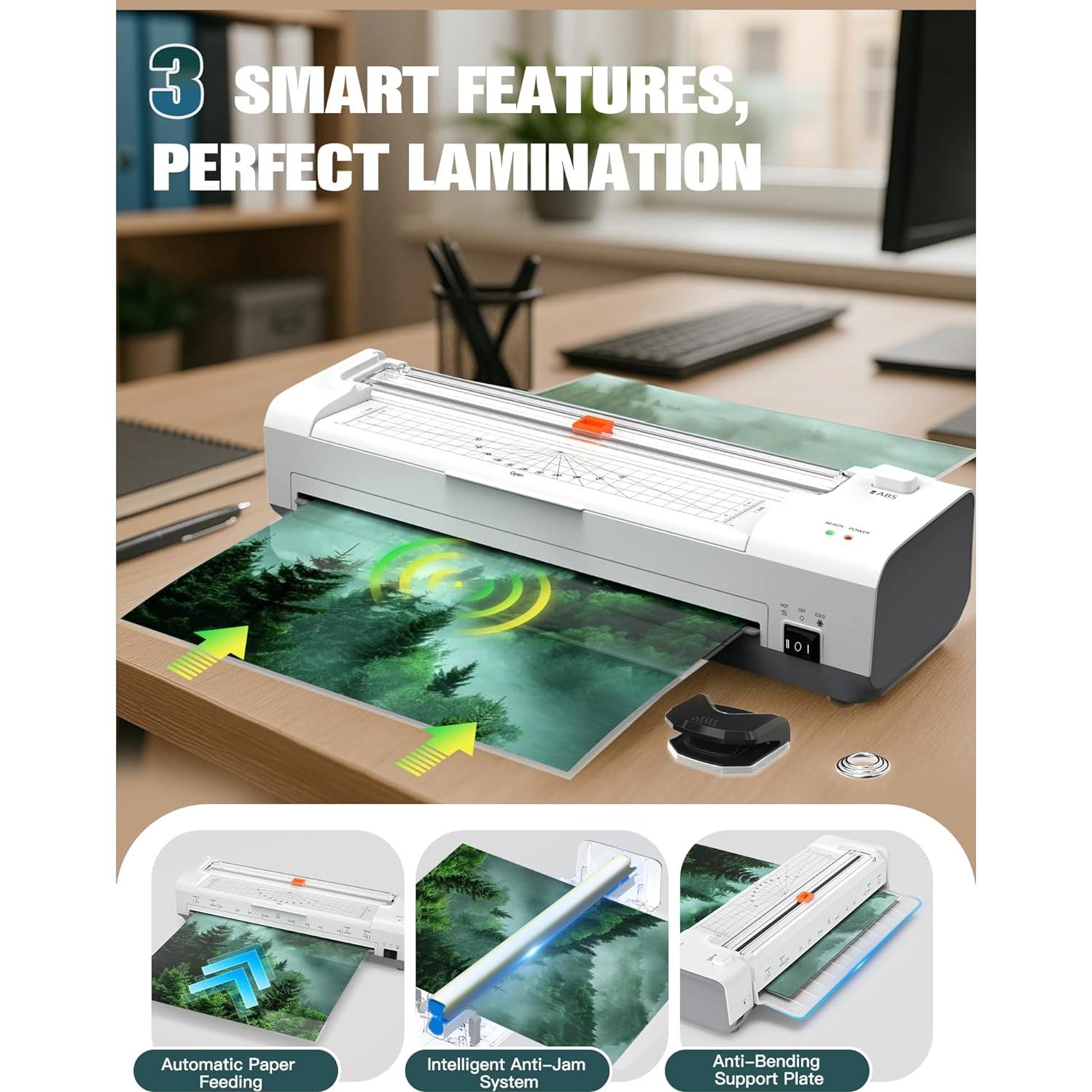 Máquina de Laminado OidoZac SL392 33 cm 10 en 1 con Cortador