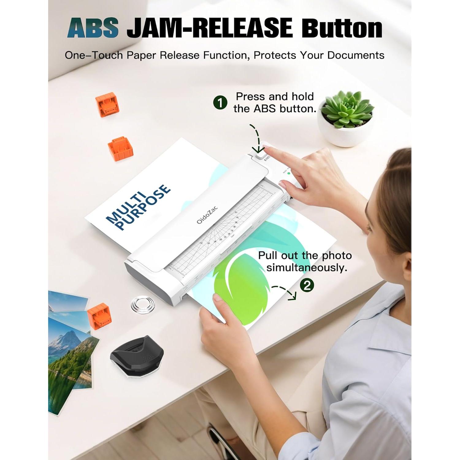 Máquina de Laminado OidoZac SL392 33 cm 10 en 1 con Cortador