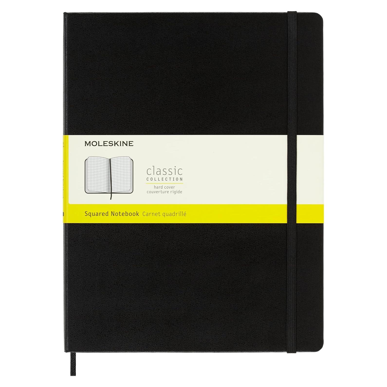 Cuaderno Moleskine Clásico XL Tapa Dura Negro 192 Páginas