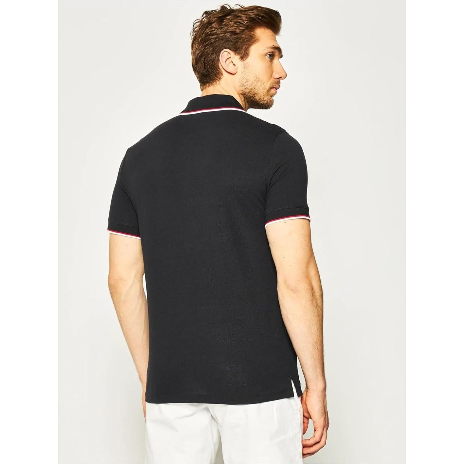 Polo de Jersey A|X Armani Exchange Hombre Azul Marino