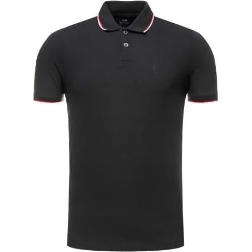 Polo de Jersey A|X Armani Exchange Hombre Azul Marino