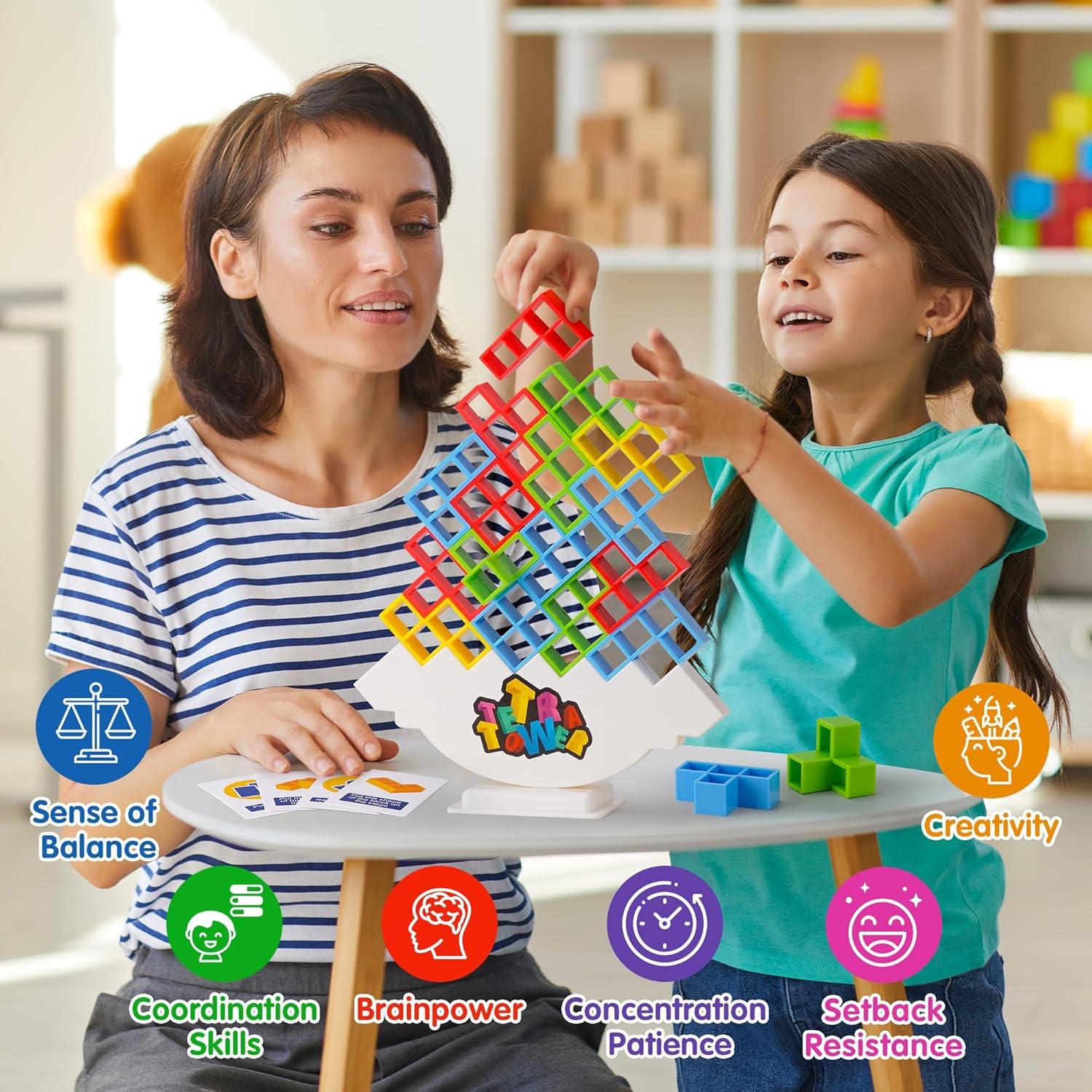 Juego de Equilibrio WOWNOVA 32 Piezas para Niños y Adultos