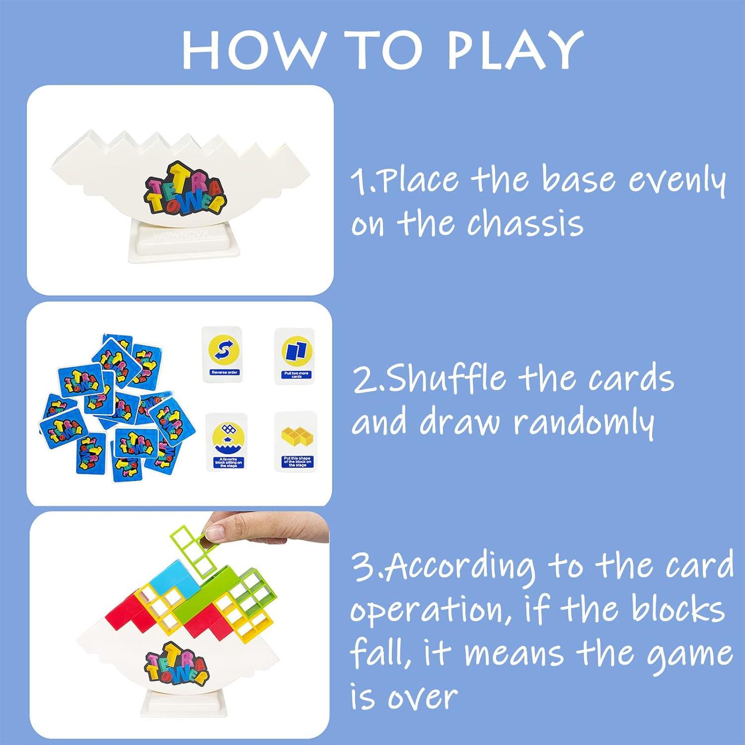 Juego de Equilibrio WOWNOVA 32 Piezas para Niños y Adultos