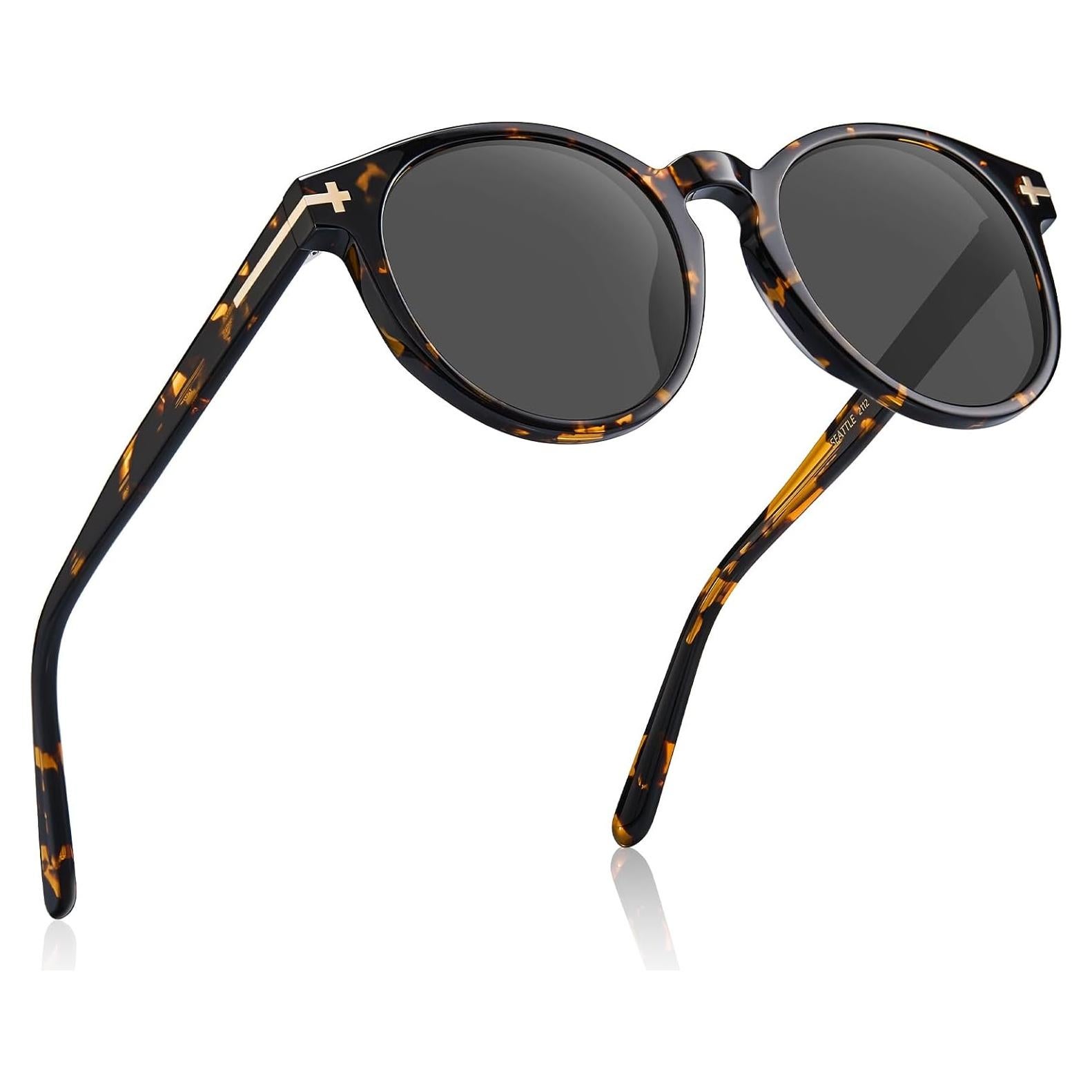 Gafas de sol AVAWAY polarizadas para hombres redondas UV400