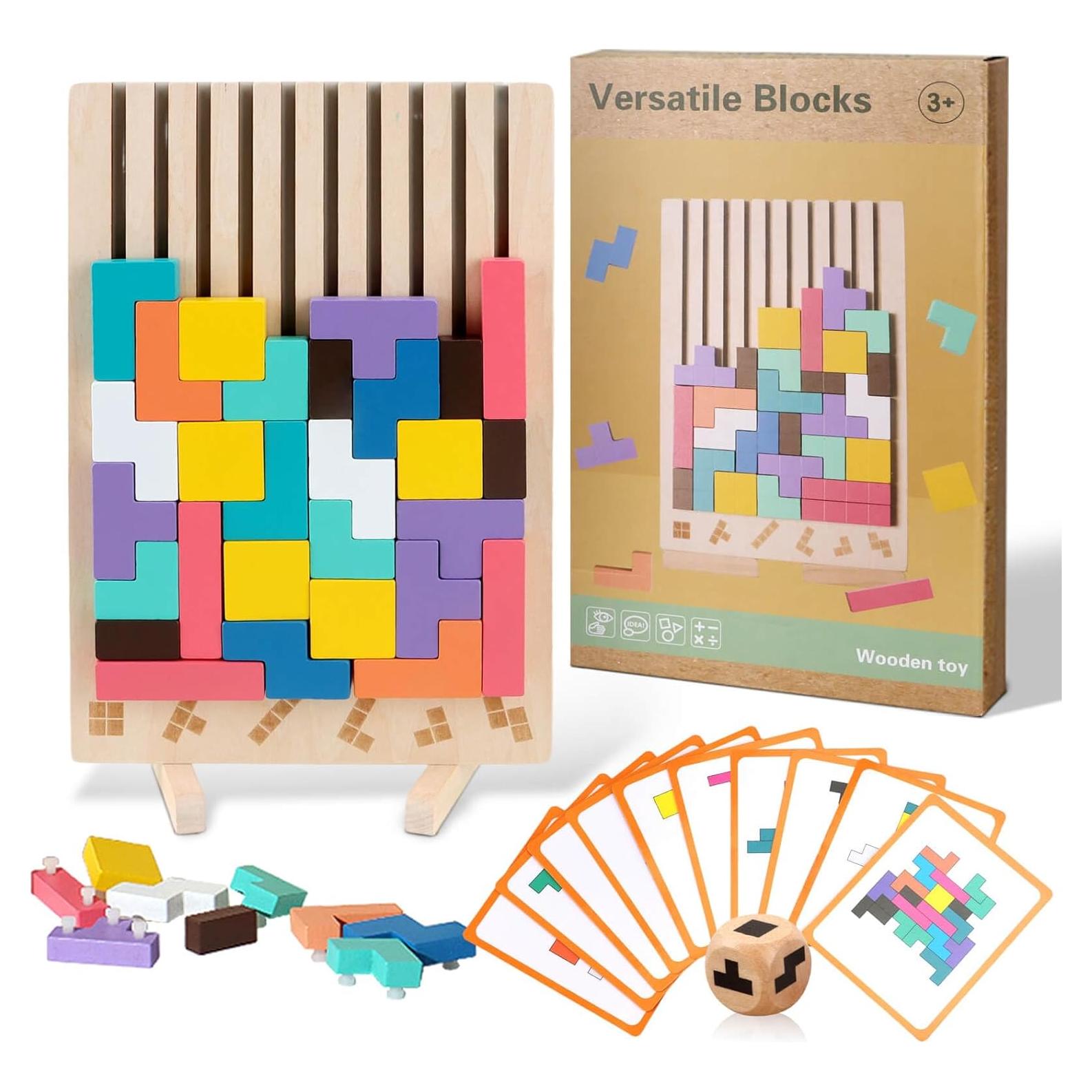 Juegos de Rompecabezas de Madera JONEG para Niños 3+ Años