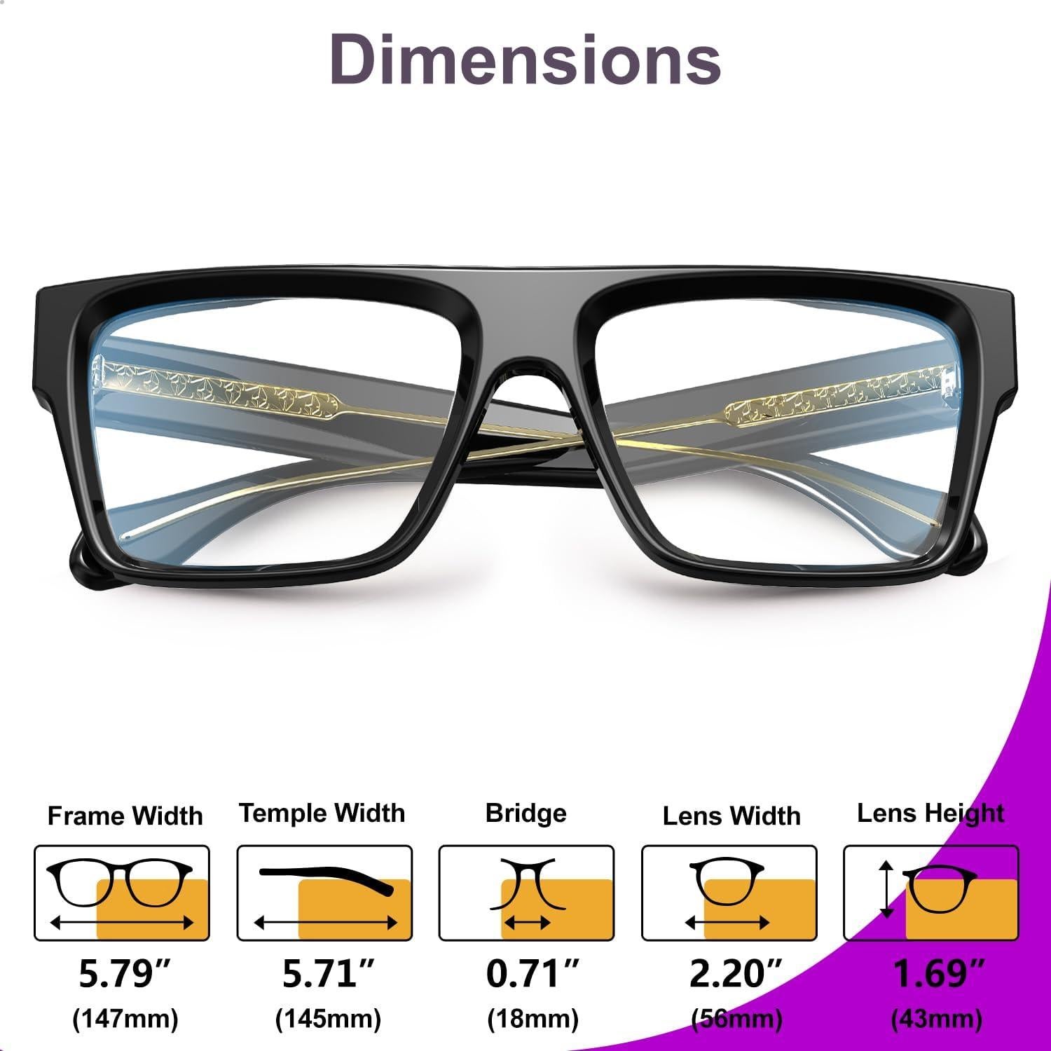 Gafas VISOONE Alba Bloqueadoras Luz Azul Unisex Moda