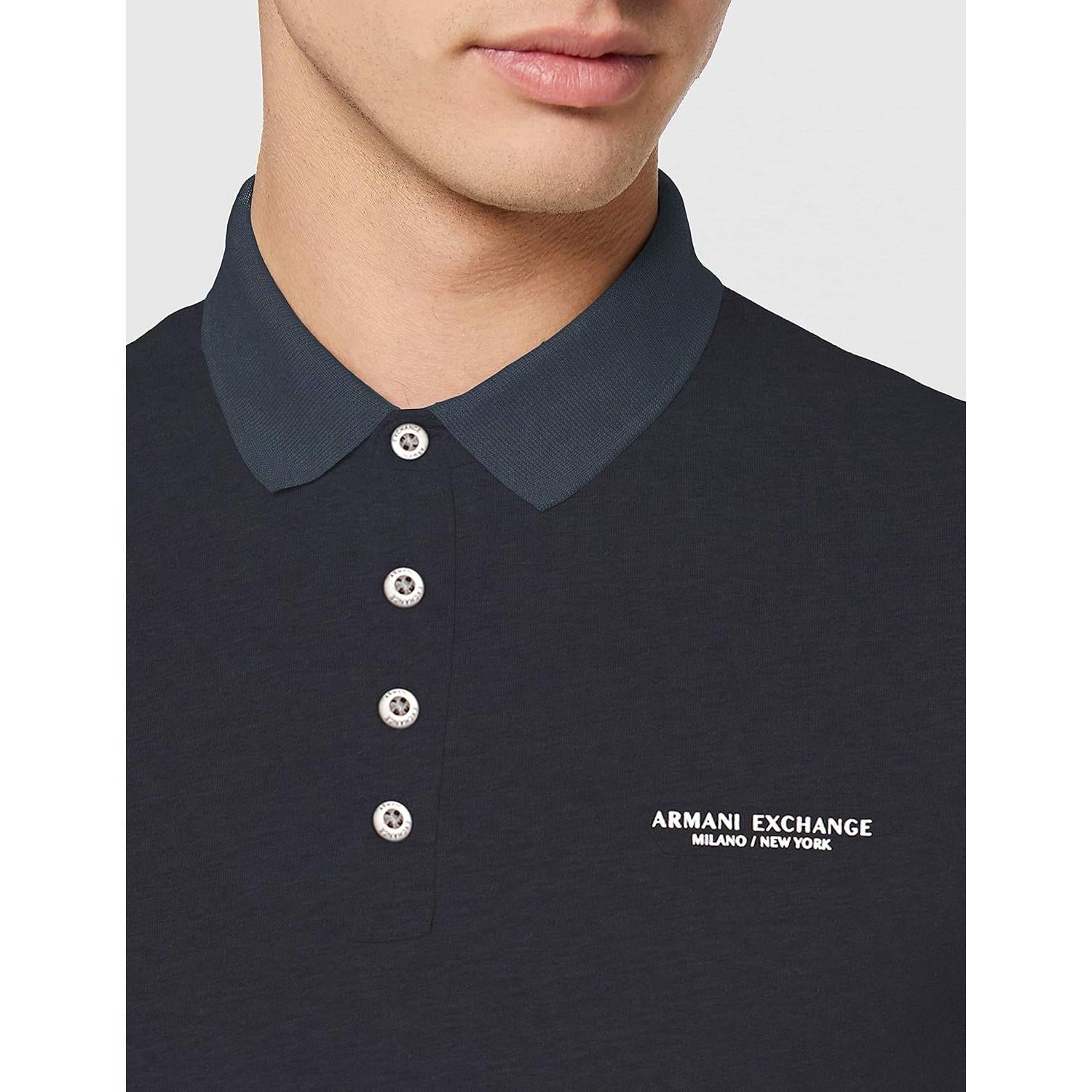 Polo Jersey Algodón A|X ARMANI EXCHANGE Marino M