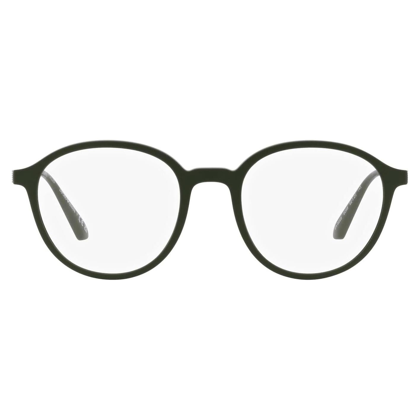 Gafas de sol redondas Emporio Armani EA3225F Verde mate