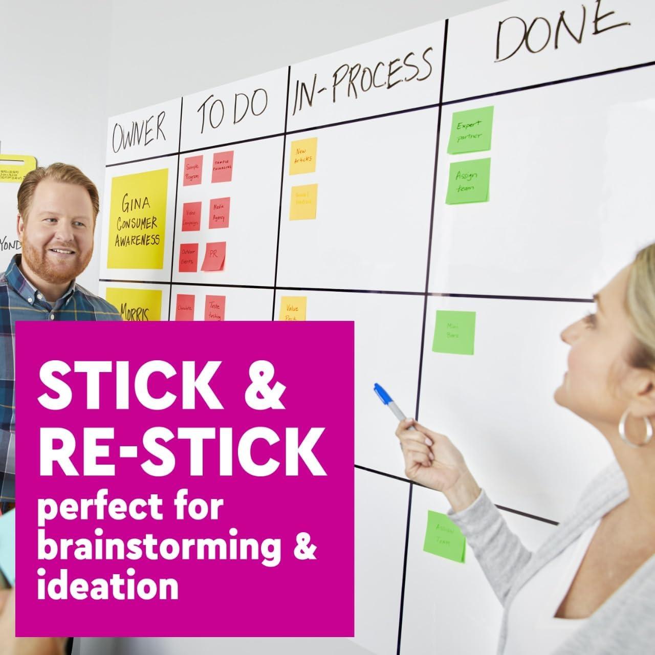 Notas Adhesivas Super Pegajosas Post-it 7.62x7.62 cm 24 Paquetes