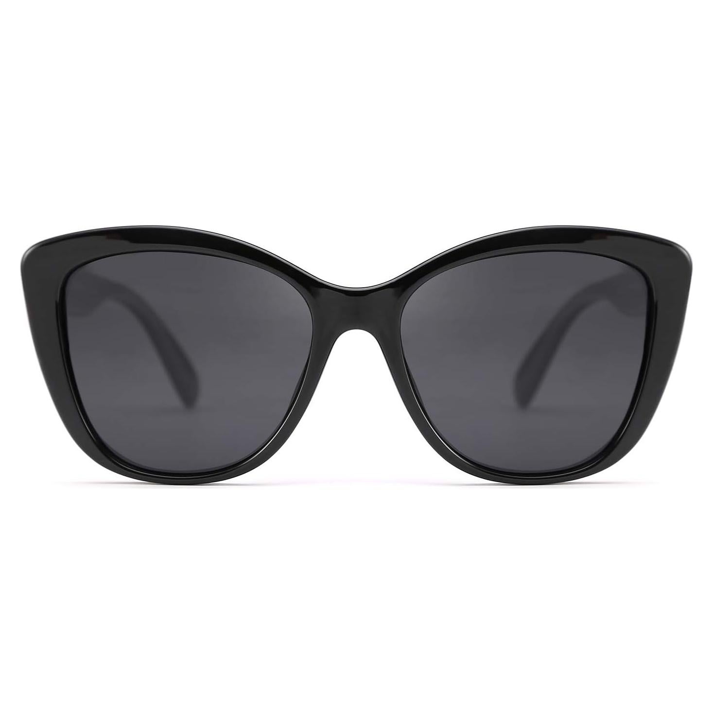 Gafas de Sol FEISEDY Cuadradas Polarizadas 56mm Negro