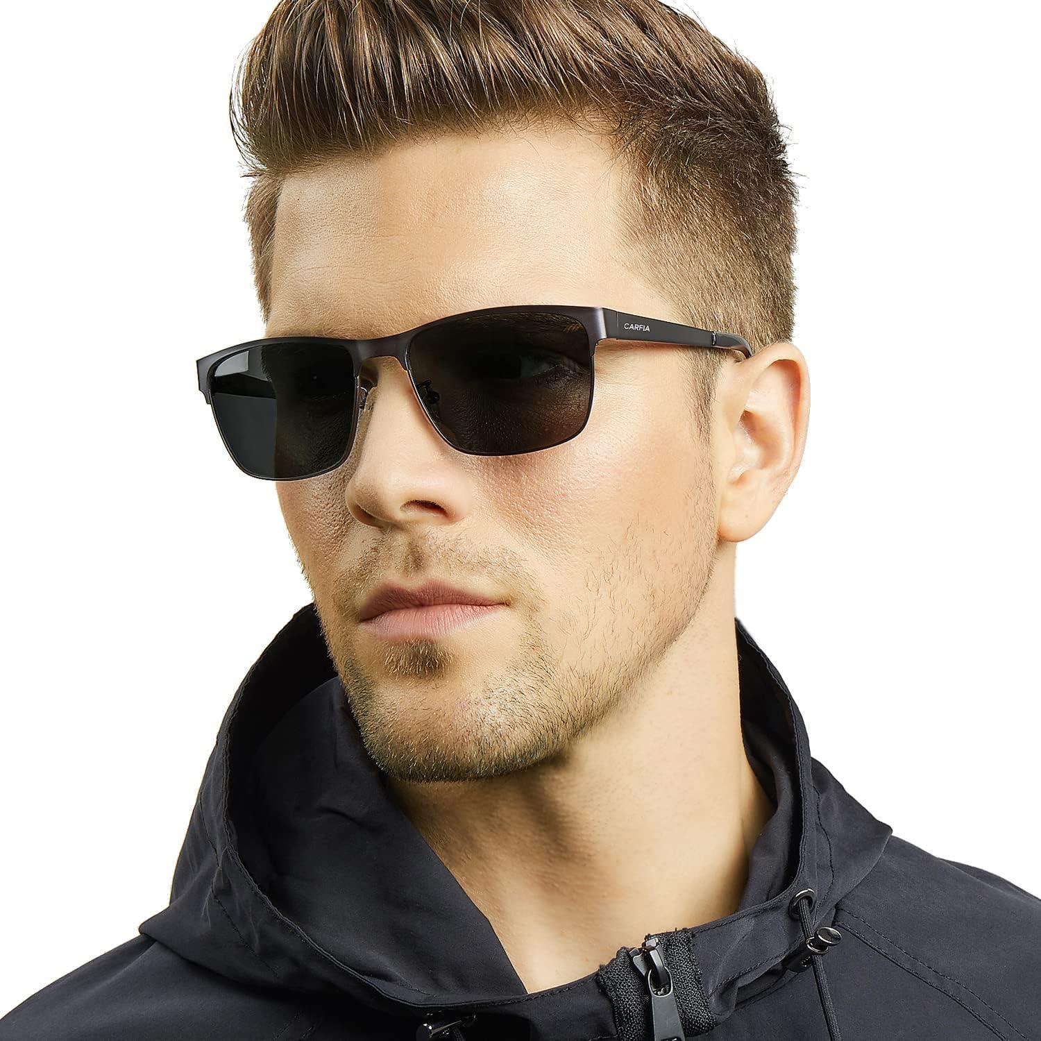Gafas de sol CARFIA metálicas polarizadas UV400 para hombres