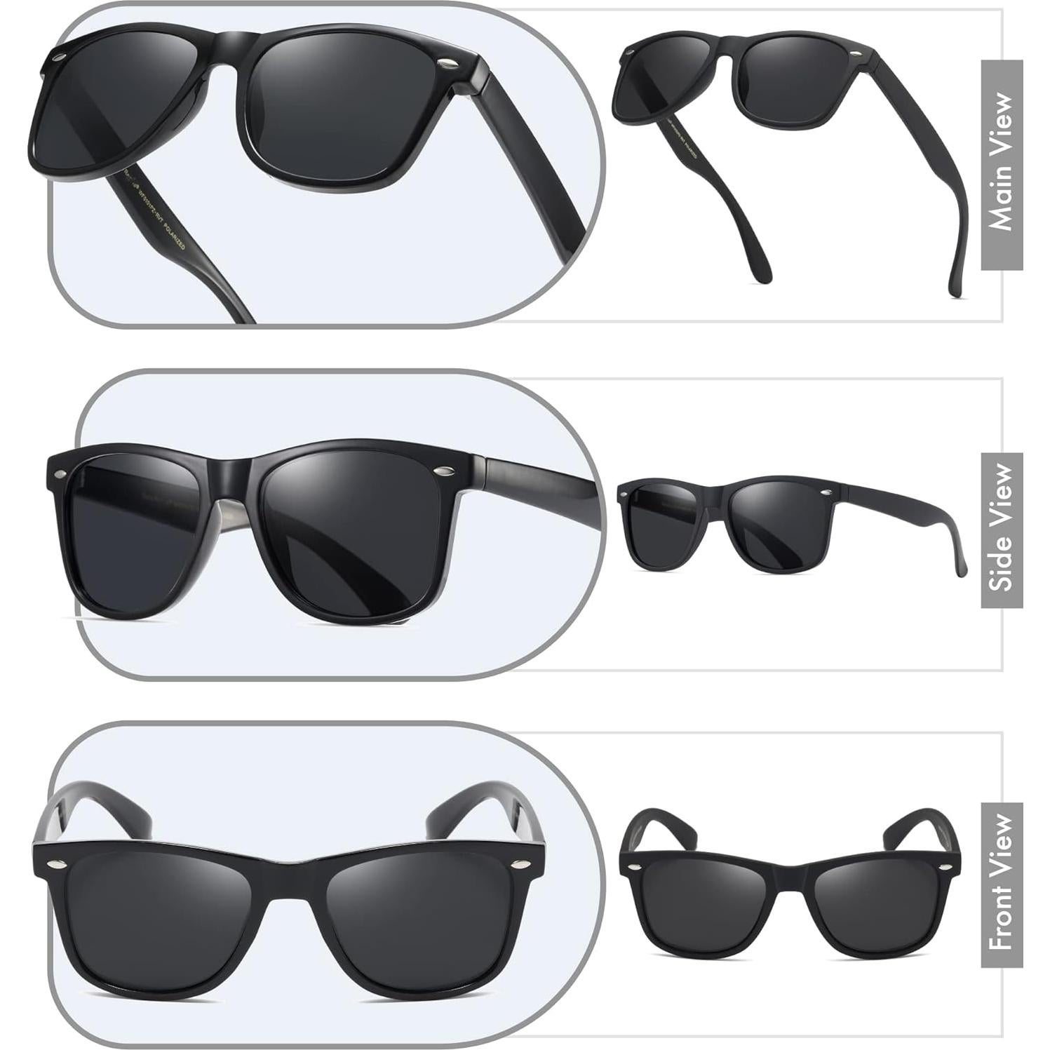 Gafas de sol polarizadas Retro Rewind unisex UV400