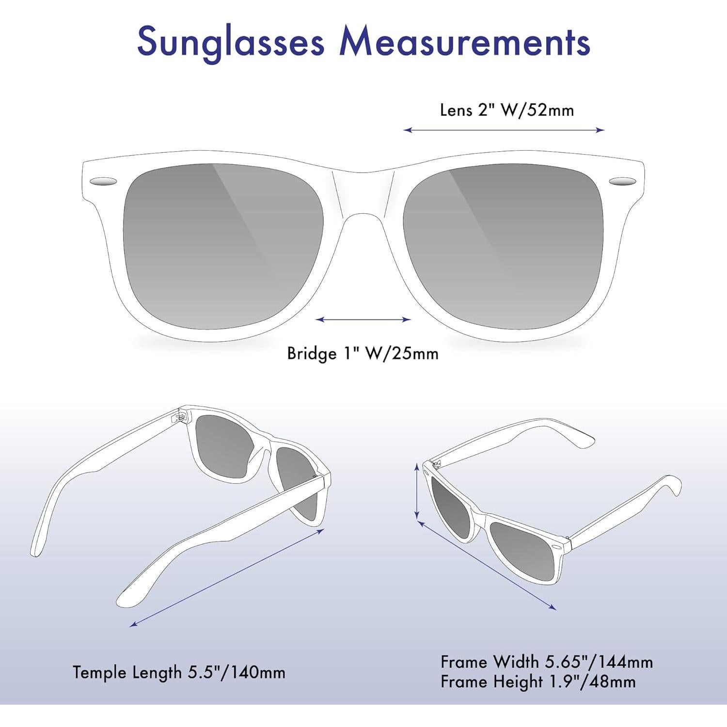 Gafas de sol polarizadas Retro Rewind unisex UV400