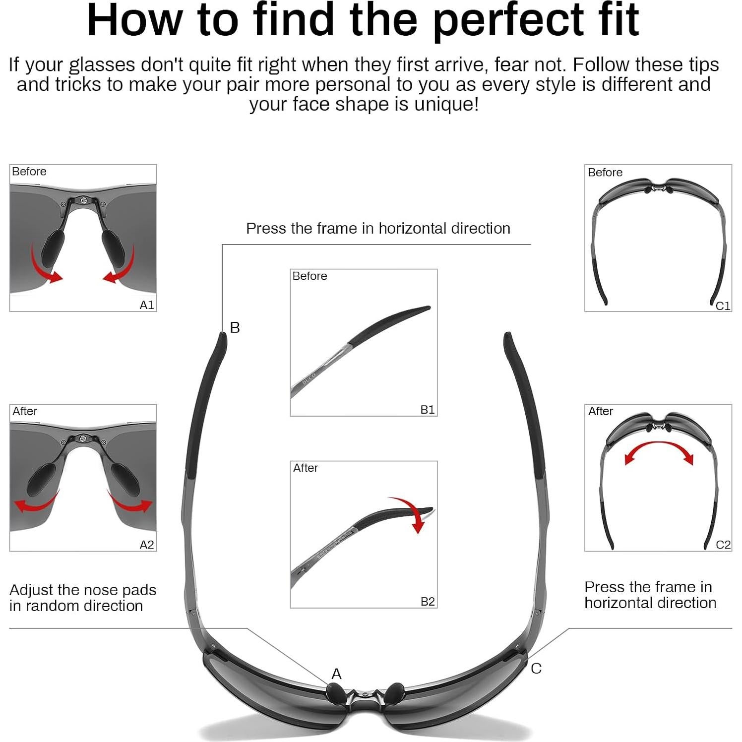 Gafas de sol deportivas DUCO 8177 polarizadas UV400