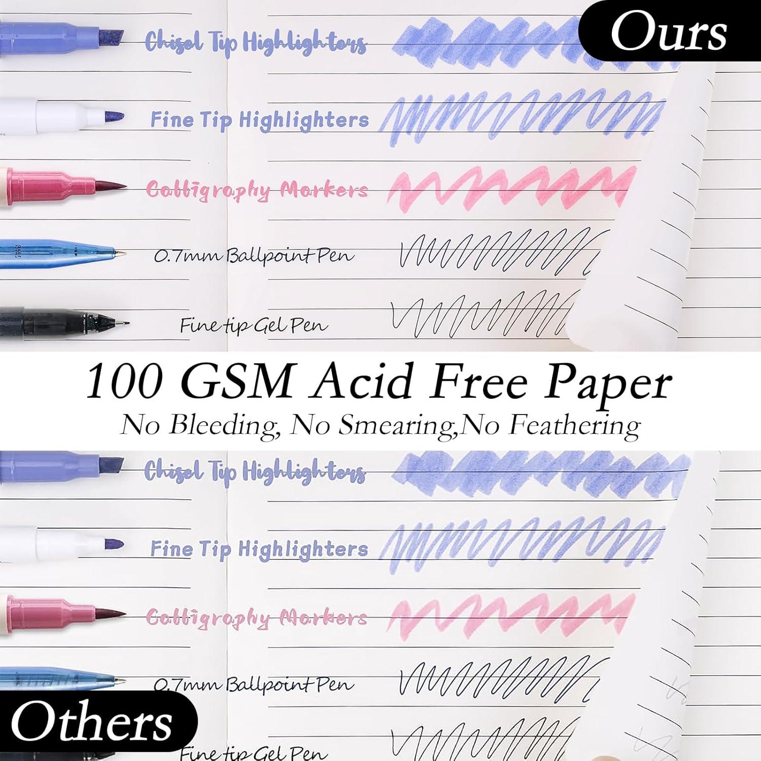 Cuaderno Deli A5 Tapa Dura Rayado Negro 160 Páginas - Paquete 6