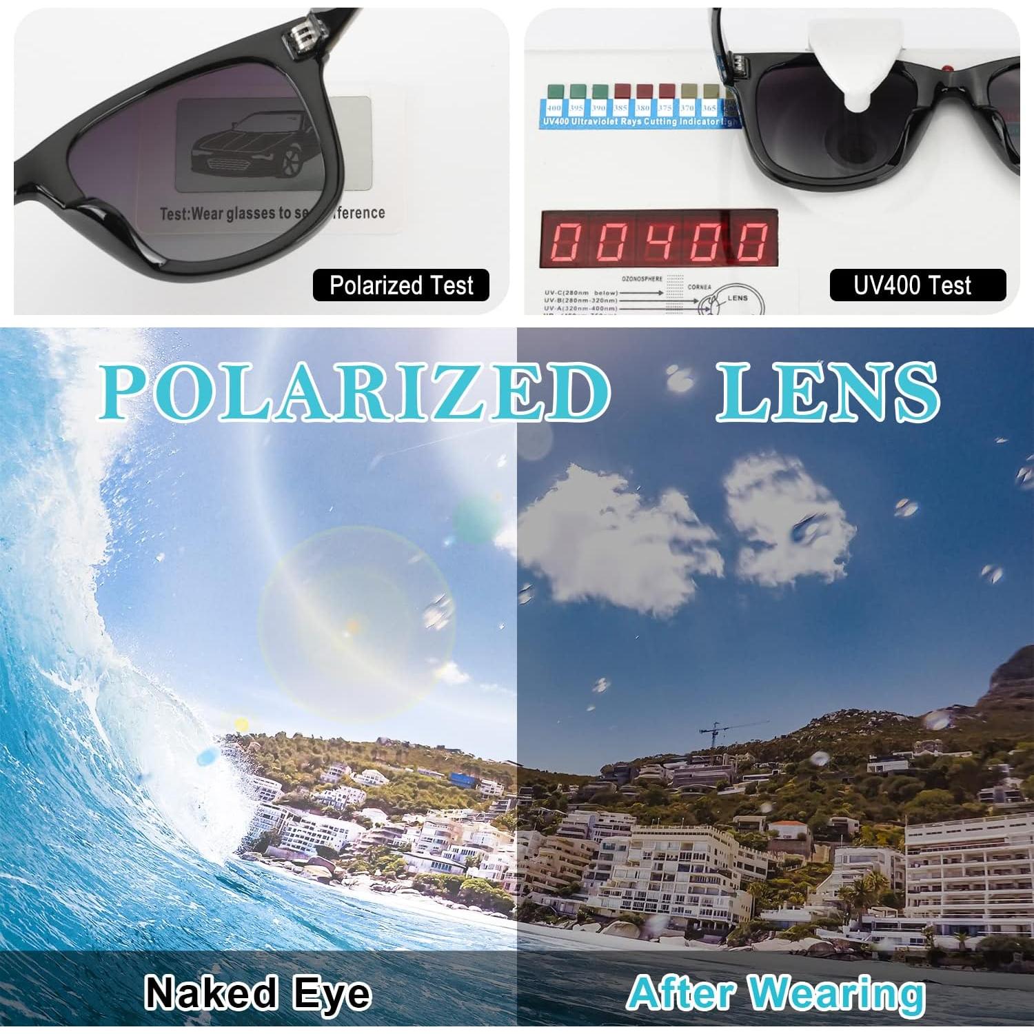 Gafas de sol Myiaur para mujeres polarizadas UV400