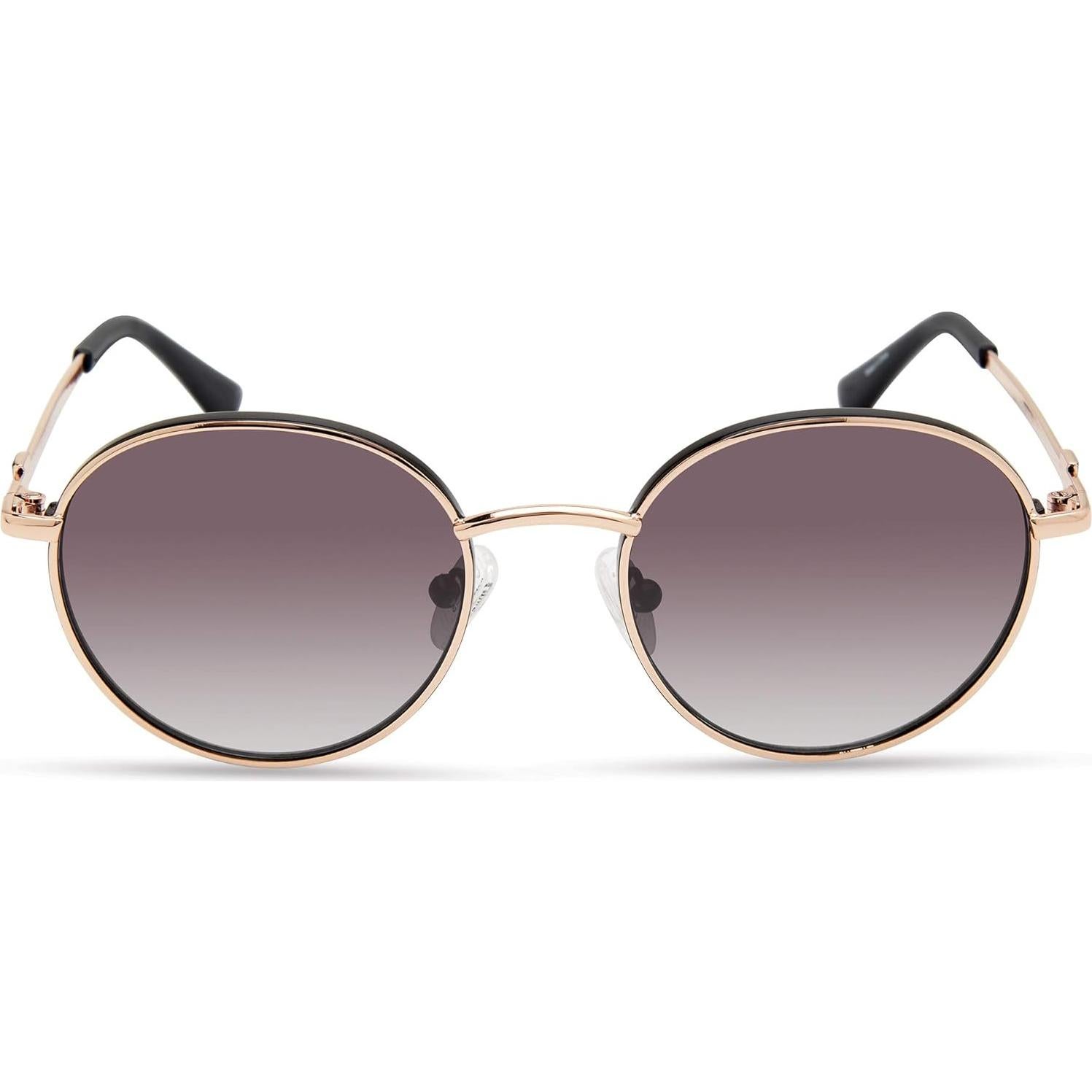 Gafas de Sol Redondas Guess Doradas con Lentes Degradados