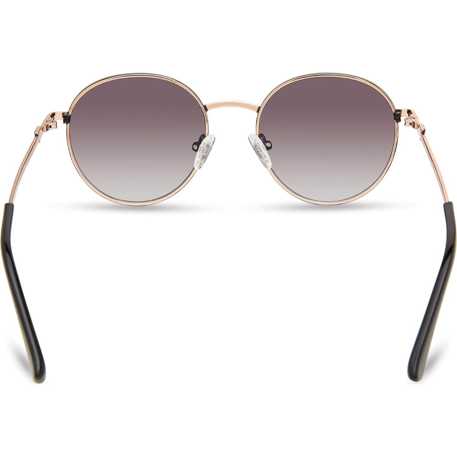 Gafas de Sol Redondas Guess Doradas con Lentes Degradados