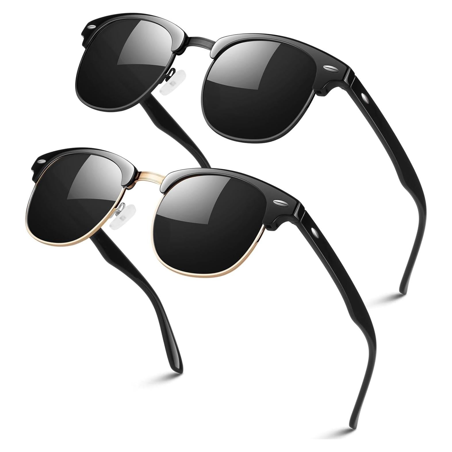 Gafas de Sol Polarizadas LINVO Semi Sin Montura UV400