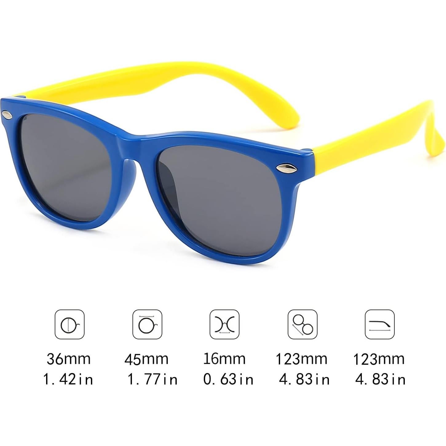 Paquete de 3 Gafas de Sol Polarizadas FANNYGO Niñas