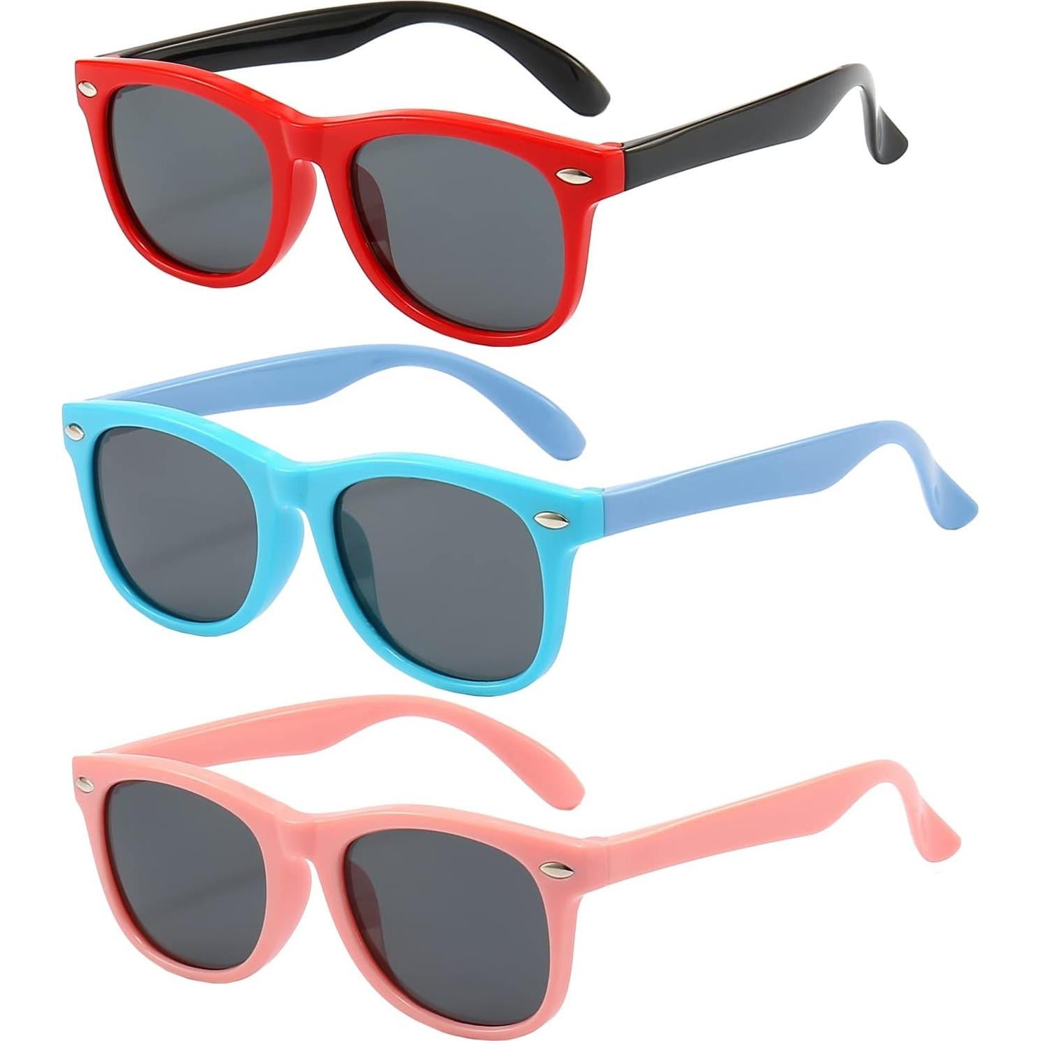 Paquete de 3 Gafas de Sol Polarizadas FANNYGO Niñas