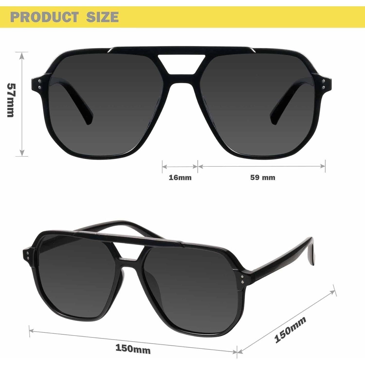 Gafas de Sol Aviador Mosanana Karry Lentes Polarizados