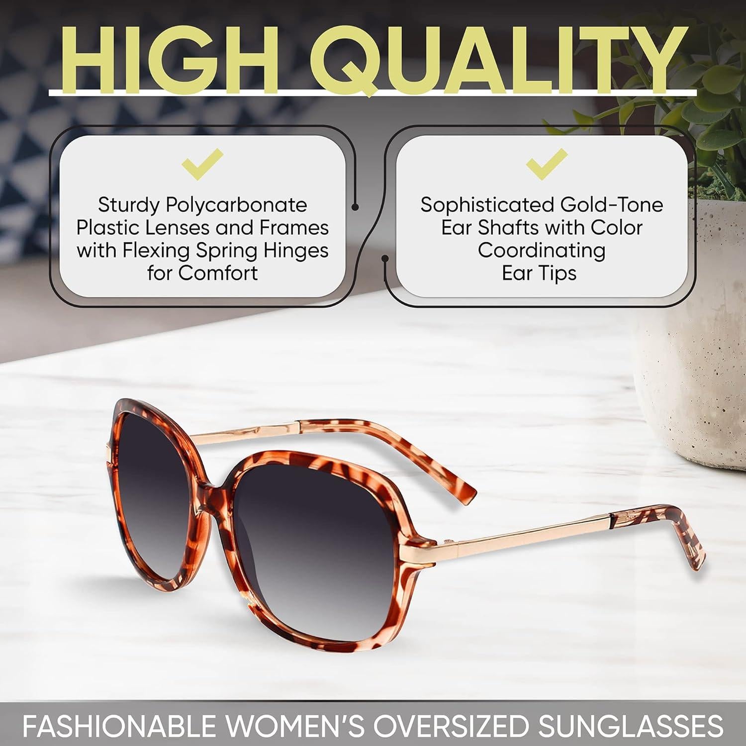 Gafas de sol polarizadas Yogo Vision para mujeres elegantes UV400