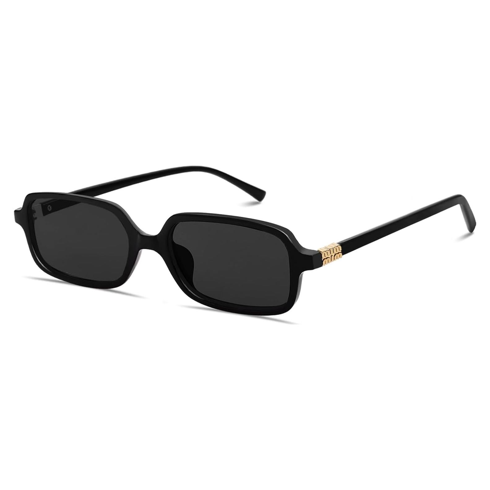 Gafas de sol retro BOTEN rectangulares UV400 para mujeres