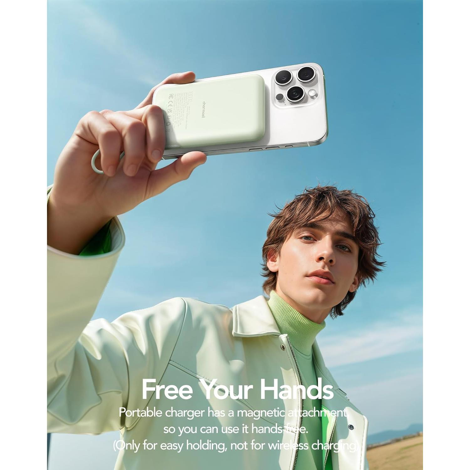 Cargador Portátil Charmast 10000mAh 20W Carga Rápida