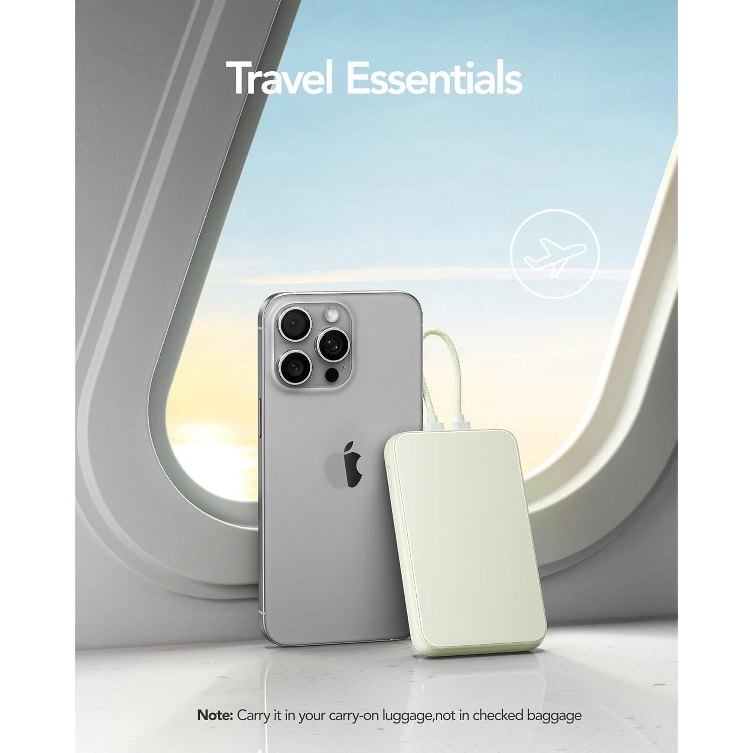 Cargador Portátil Charmast 10000mAh 20W Carga Rápida