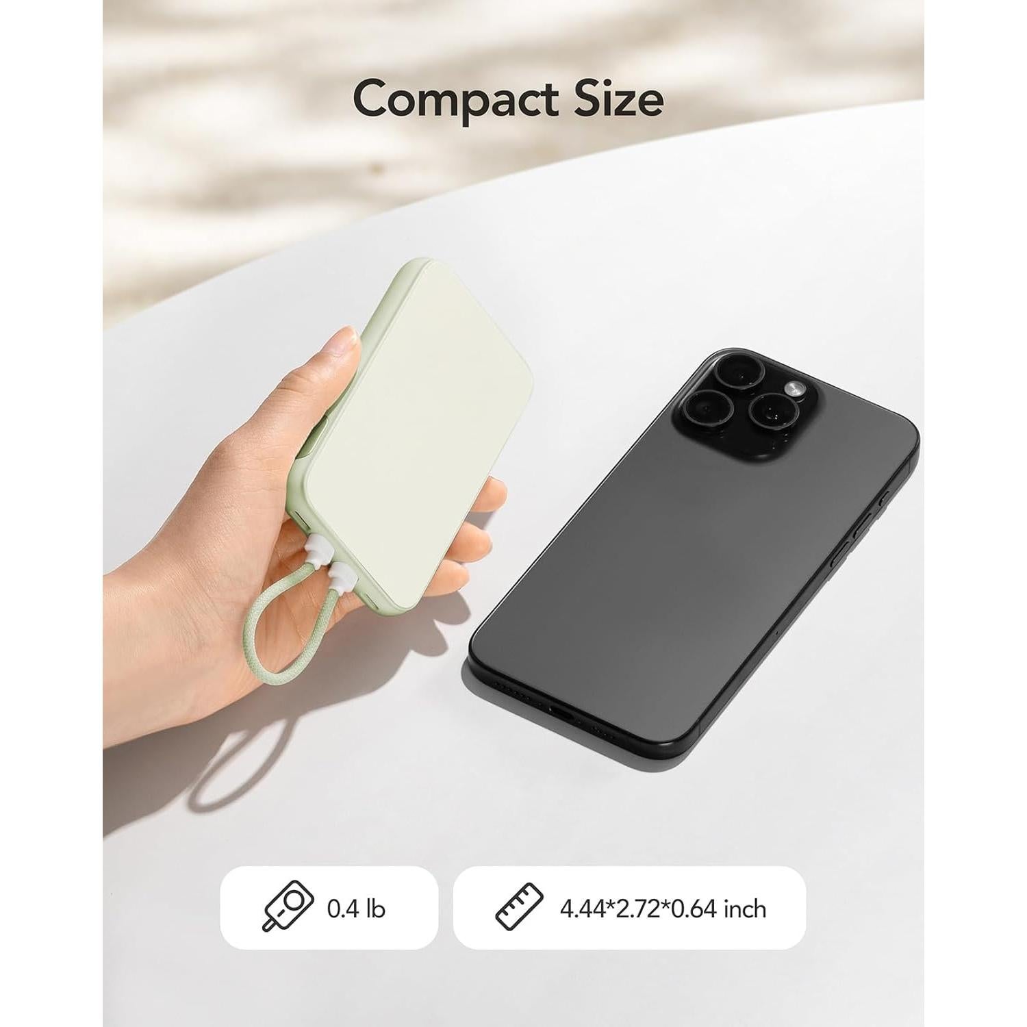 Cargador Portátil Charmast 10000mAh 20W Carga Rápida