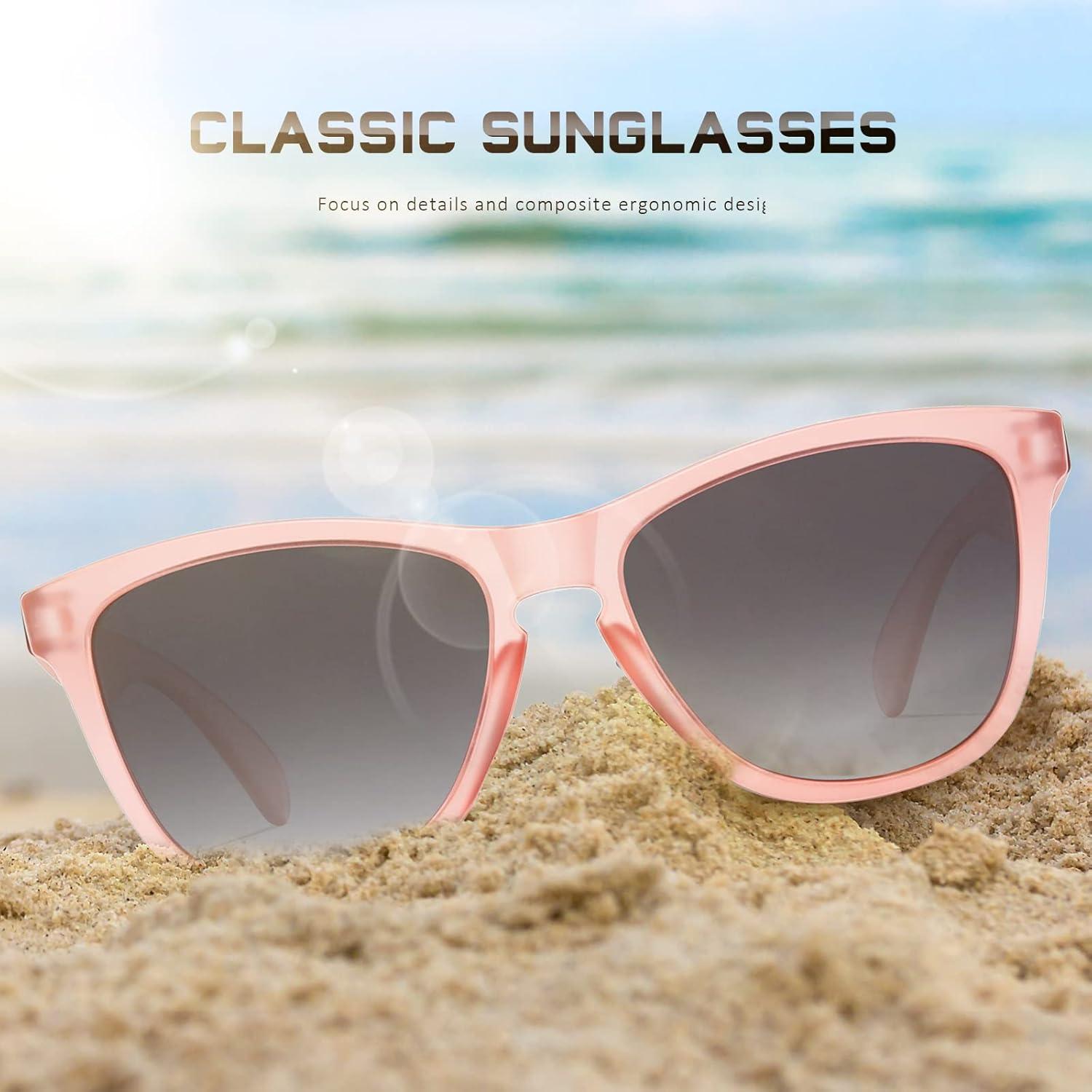 Gafas de sol DANAMY para mujeres UV400 polarizadas rosa