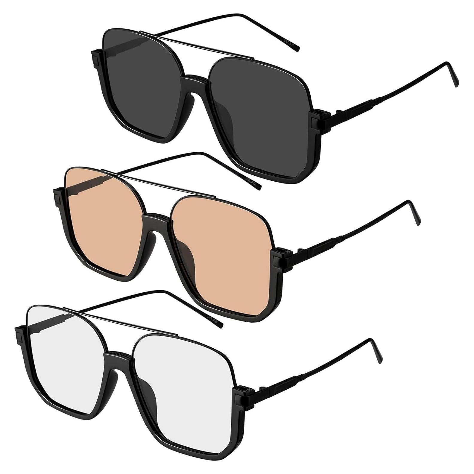 Gafas de Sol Retro Aviador GGSTDDUP UV 70s Cuadradas