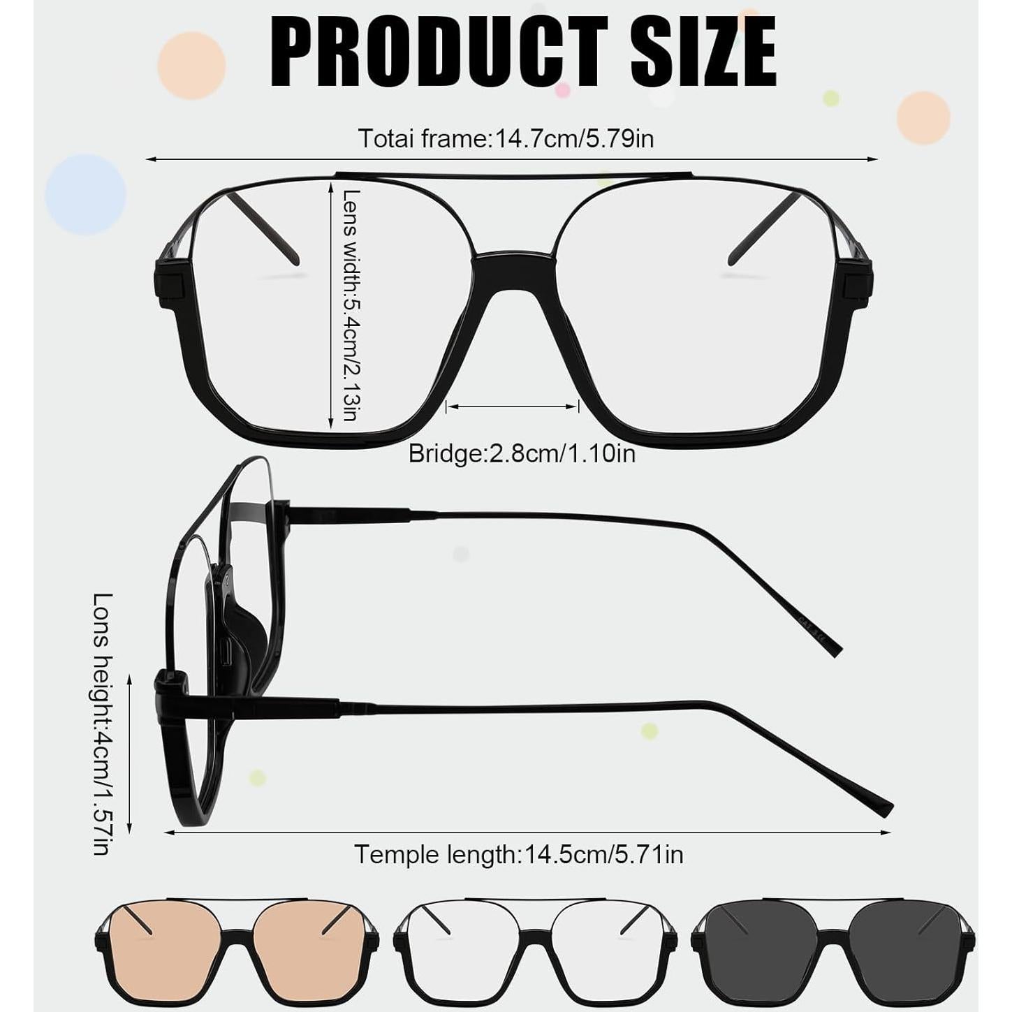 Gafas de Sol Retro Aviador GGSTDDUP UV 70s Cuadradas