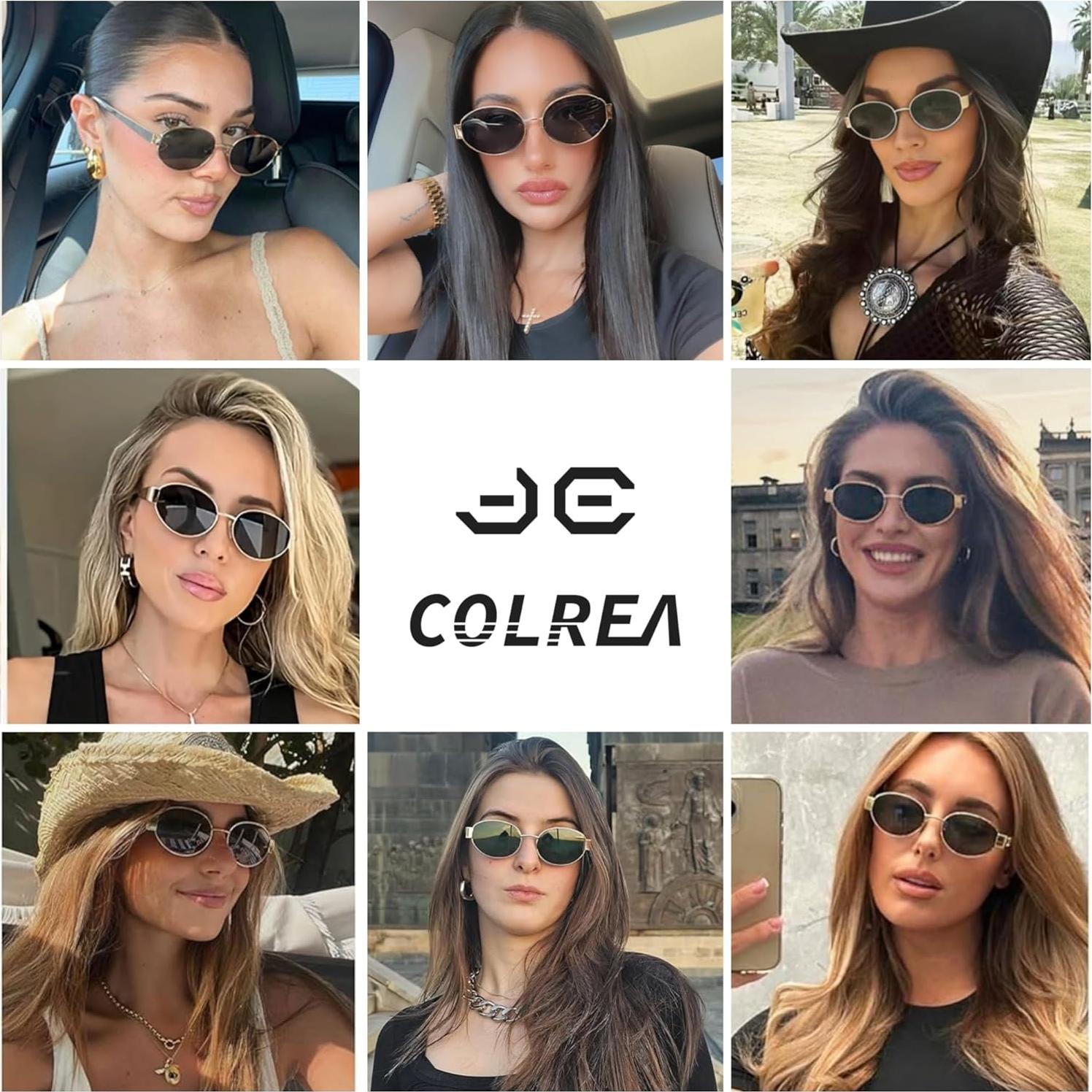 Gafas de sol ovaladas UV400 CL2501 para hombres y mujeres