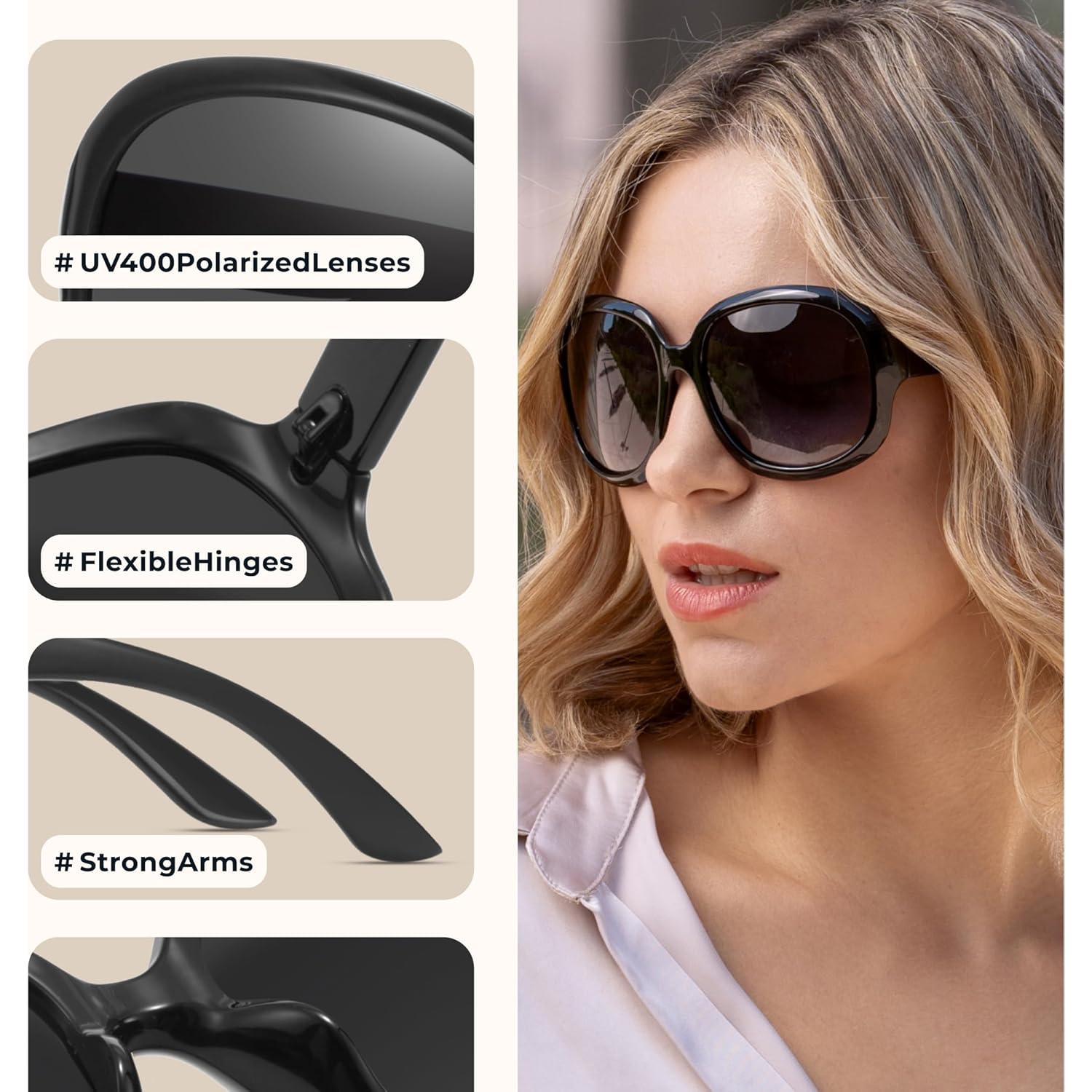 Gafas de Sol Polarizadas Miyya Bug Eye Oversized UV400