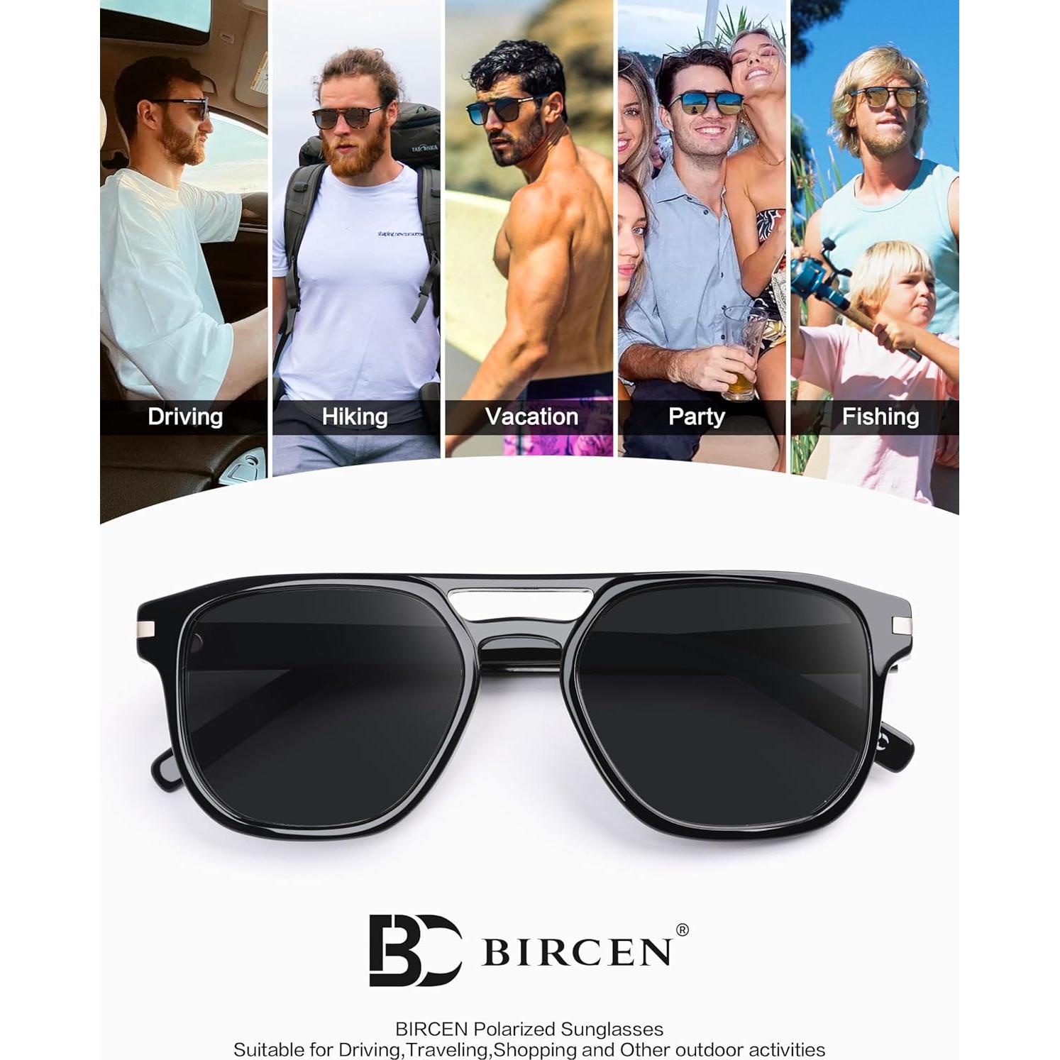 Gafas de sol BIRCEN polarizadas UV400 para hombres