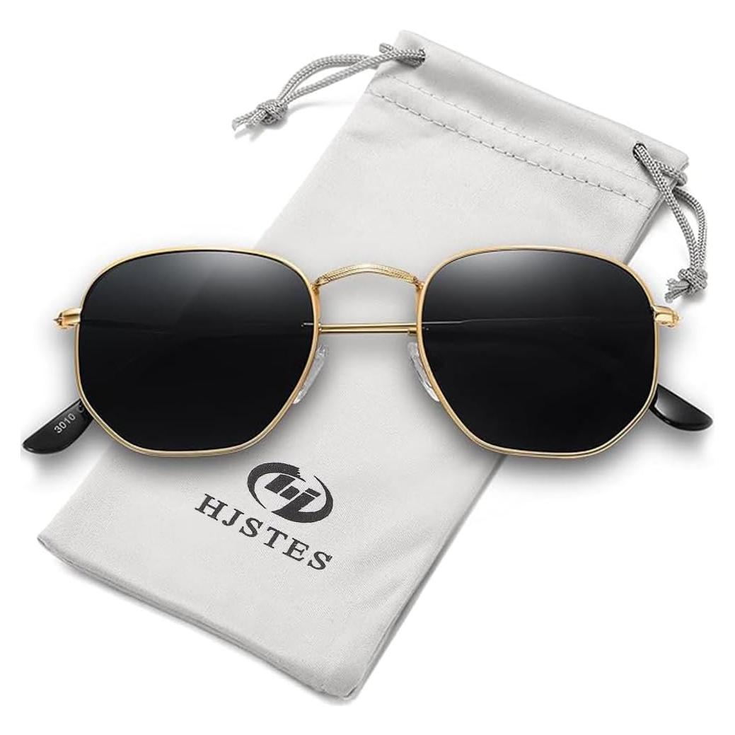 Gafas de sol polarizadas HJSTES hexagonales UV400