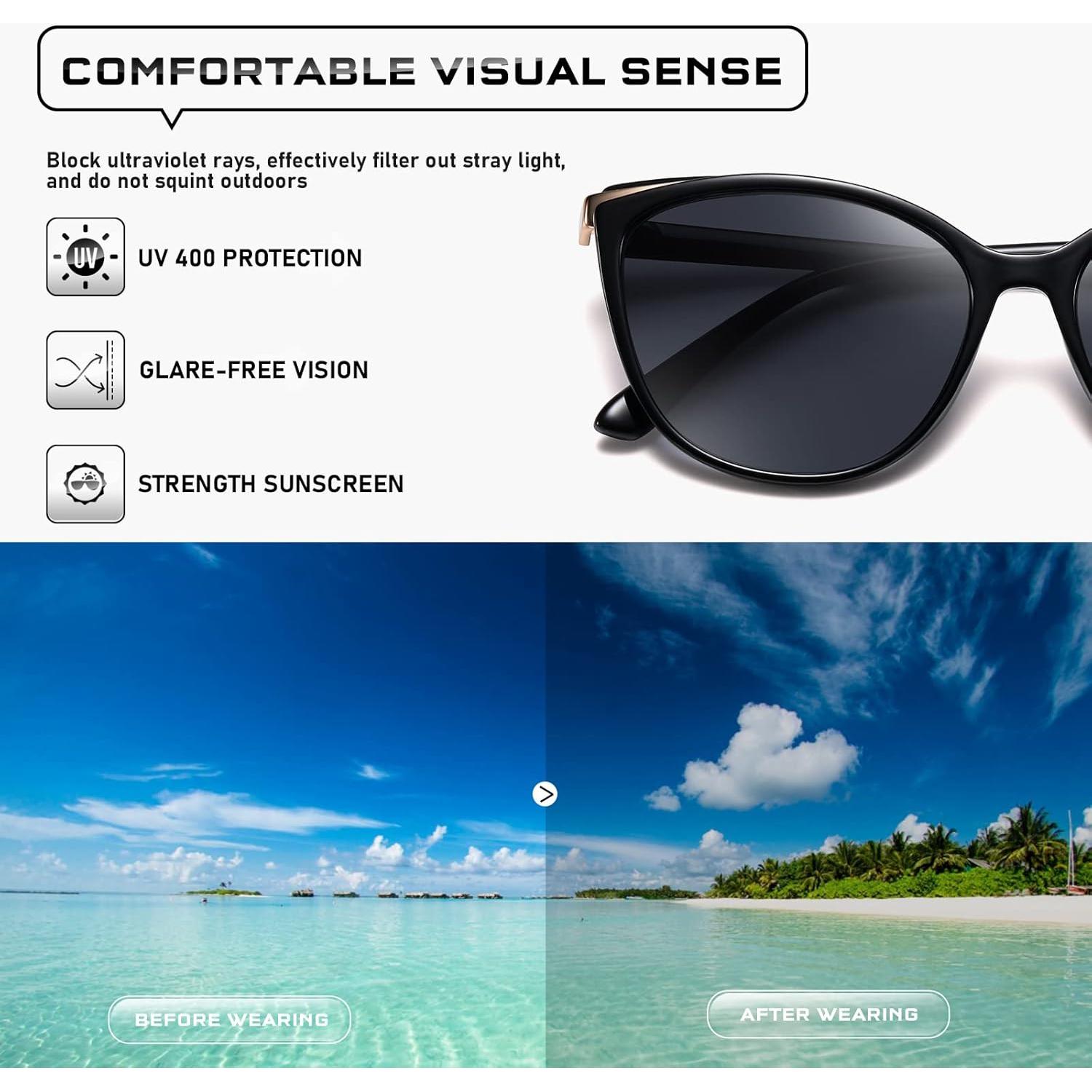 Gafas de sol estilo gato UV400 para mujeres CL22017