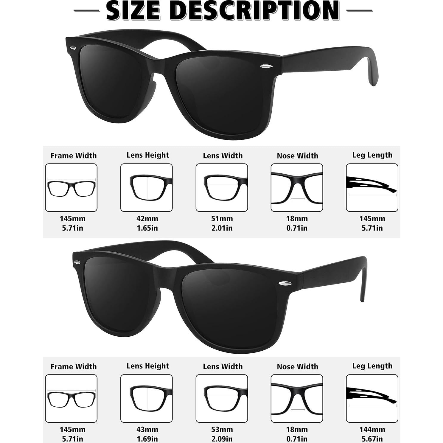 Gafas de sol polarizadas MEETSUN clásicas UV400 para conducir