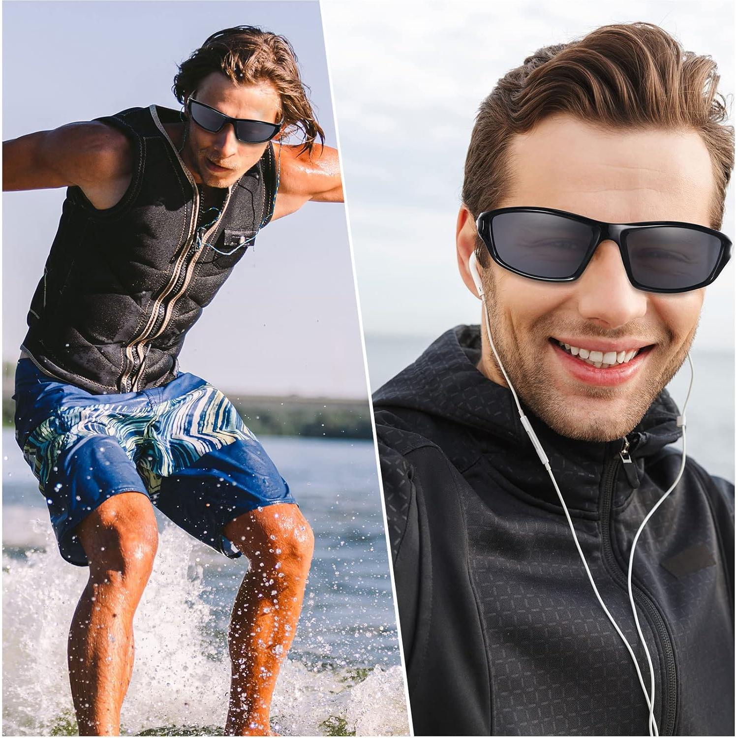 Gafas de sol polarizadas Cindeer 8 pares UV para hombres