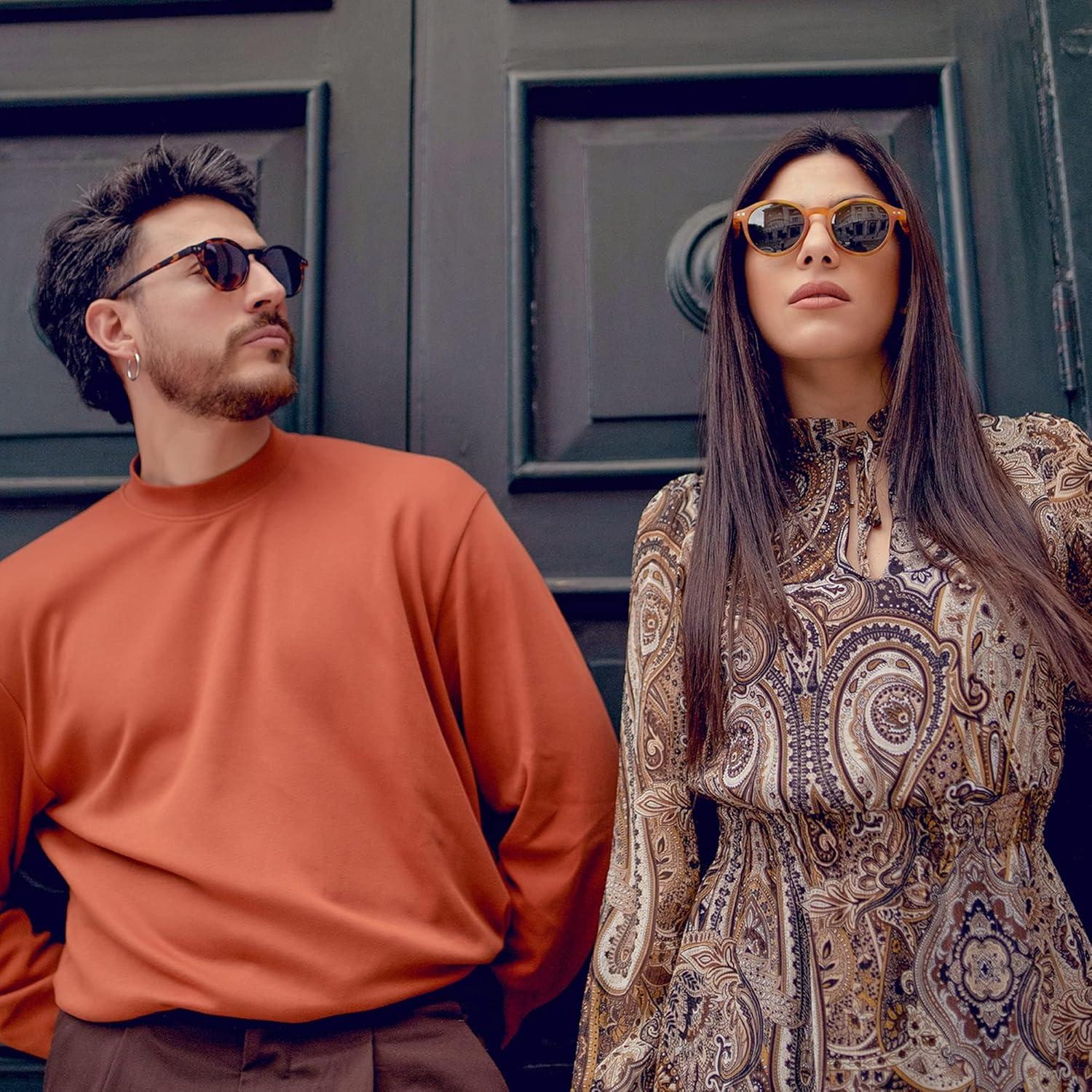 Gafas de sol polarizadas ZENOTTIC retro 48mm UV400