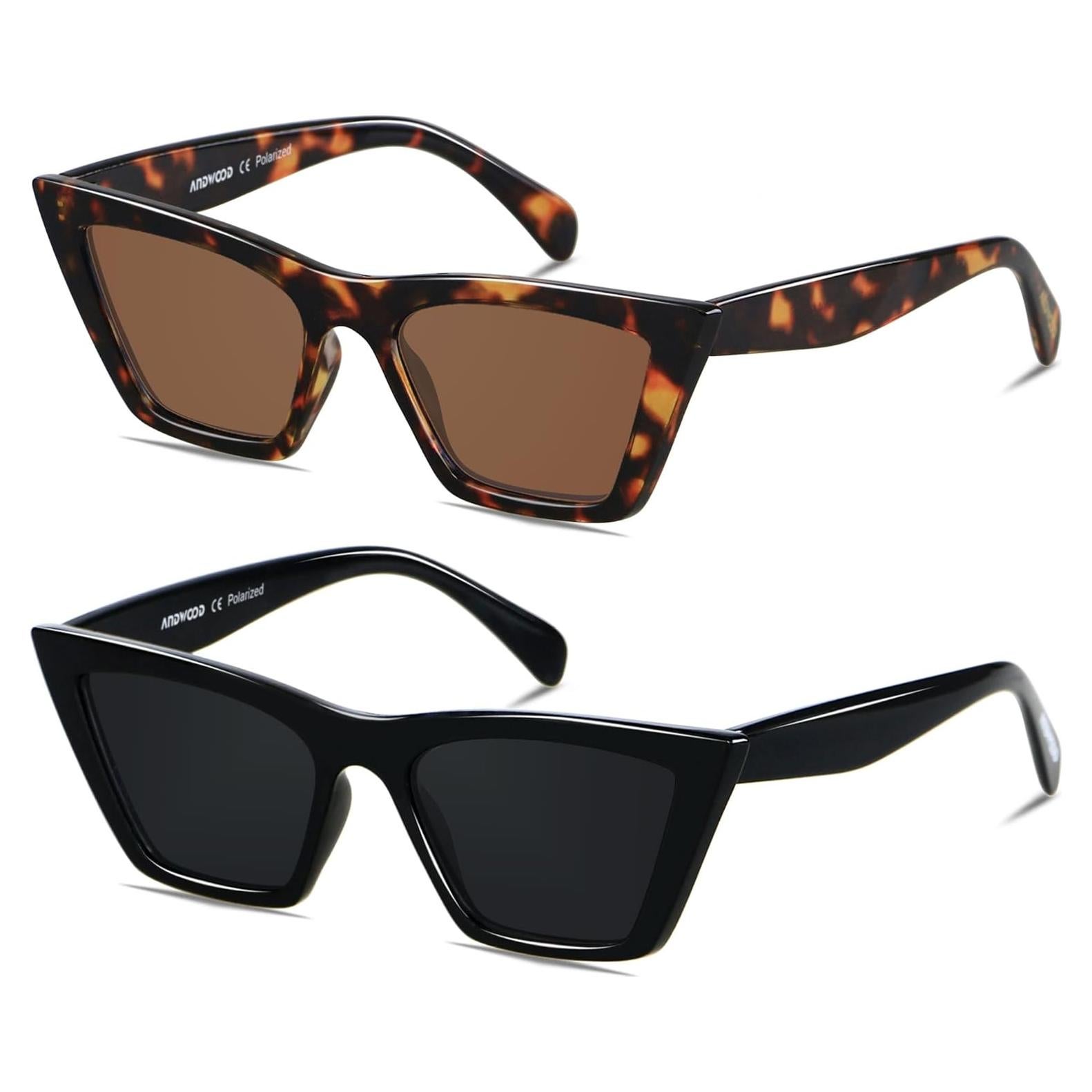 Gafas de sol Cat Eye ANDWOOD UV400 para mujeres