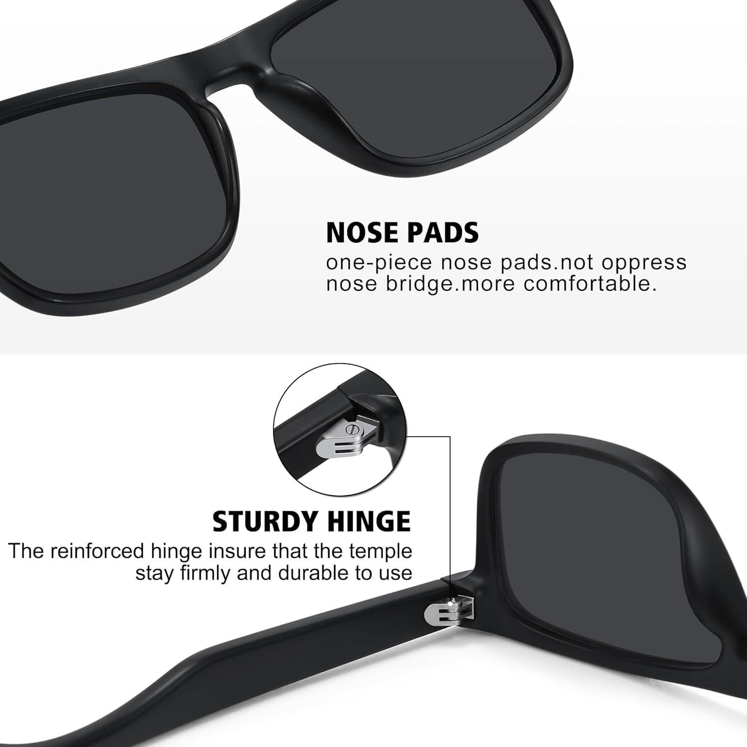 Gafas de sol polarizadas MEETSUN UV400 paquete de 3