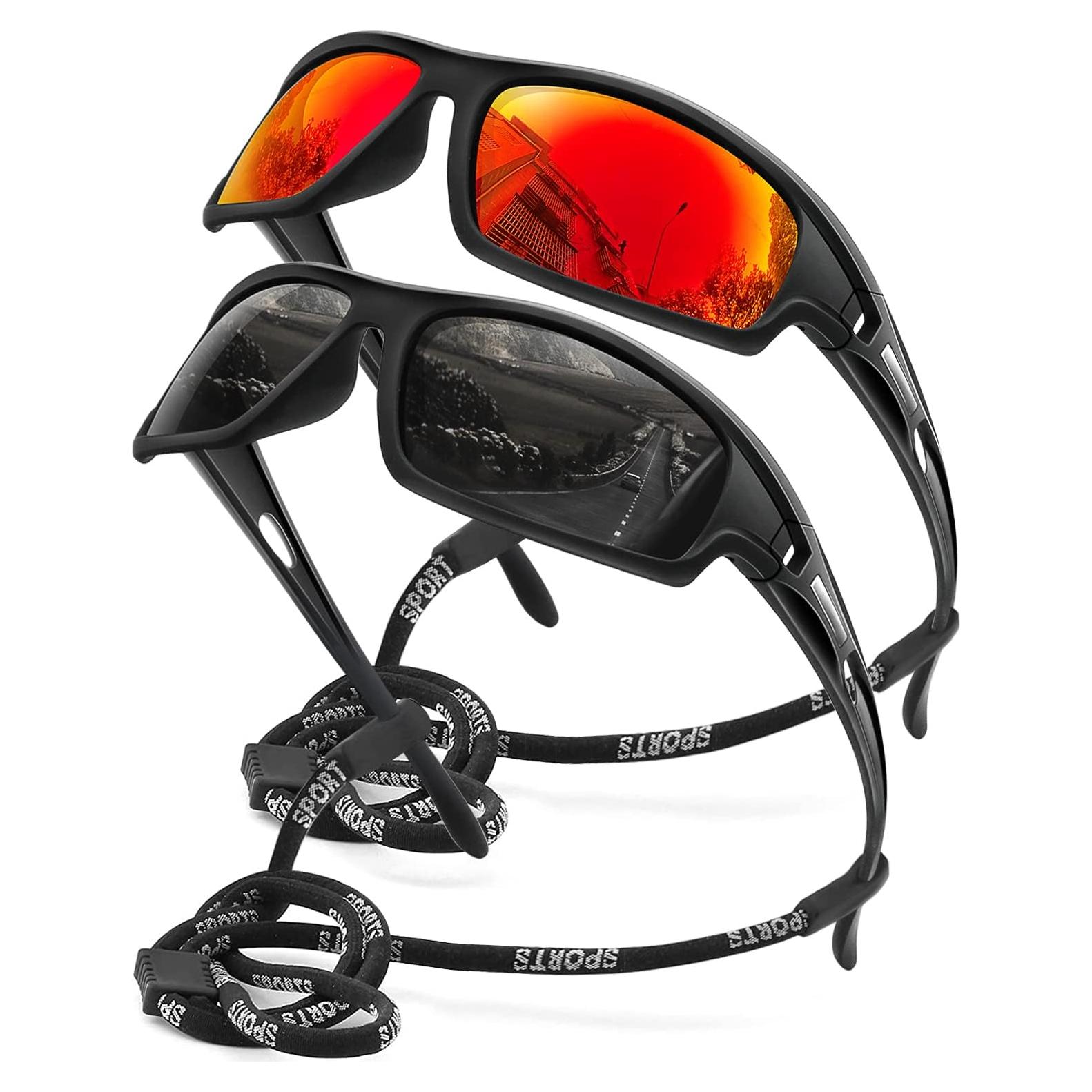 Gafas de Sol Polarizadas AWGSEE para Hombres 100% UV 2pack