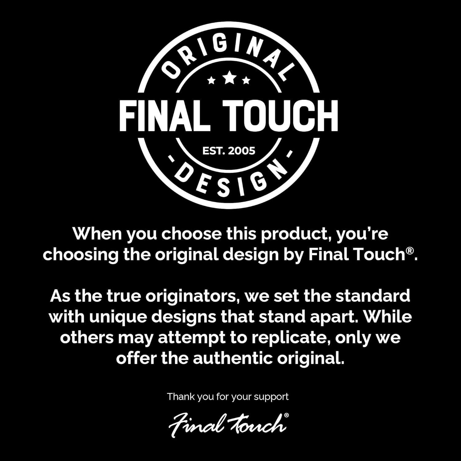 Decantador de vidrio Final Touch WDA918 con oxigenador 3 fases